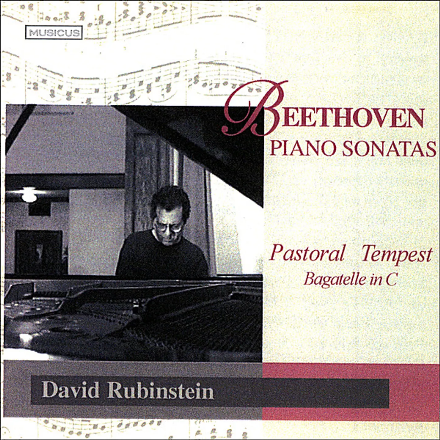 DAVID RUBINSTEIN PLAYS BEETHOVEN PASTORAL & CD