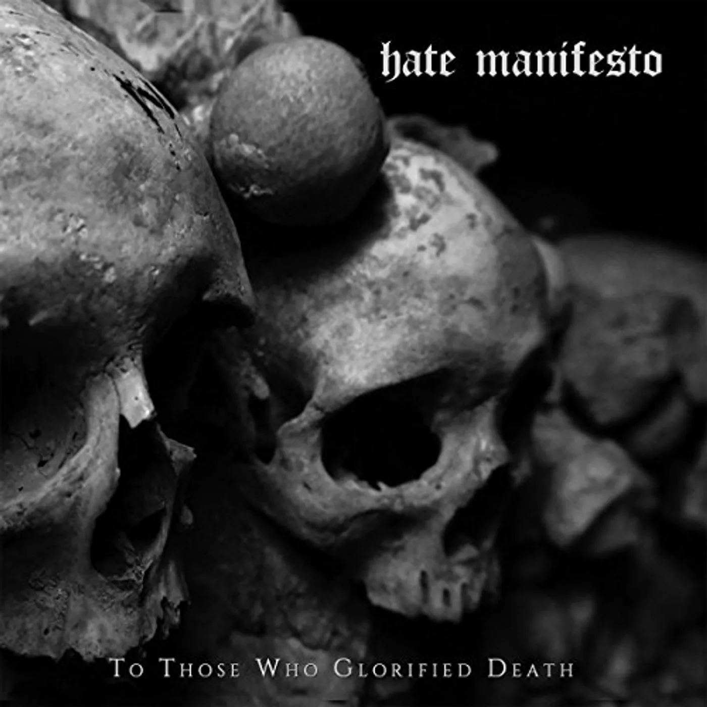 Hate Manifsto To Those Who Glorified Death Vinyl Record