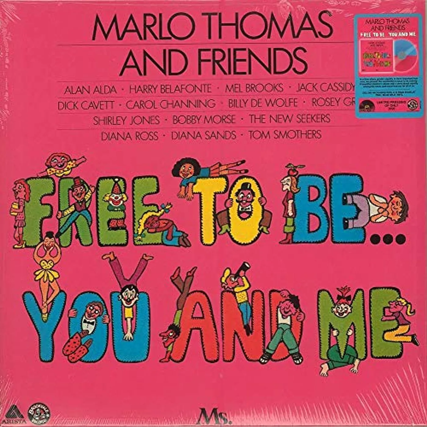 MARLO THOMAS & FRIENDS FREE TO BE YOU AND ME Vinyl Record