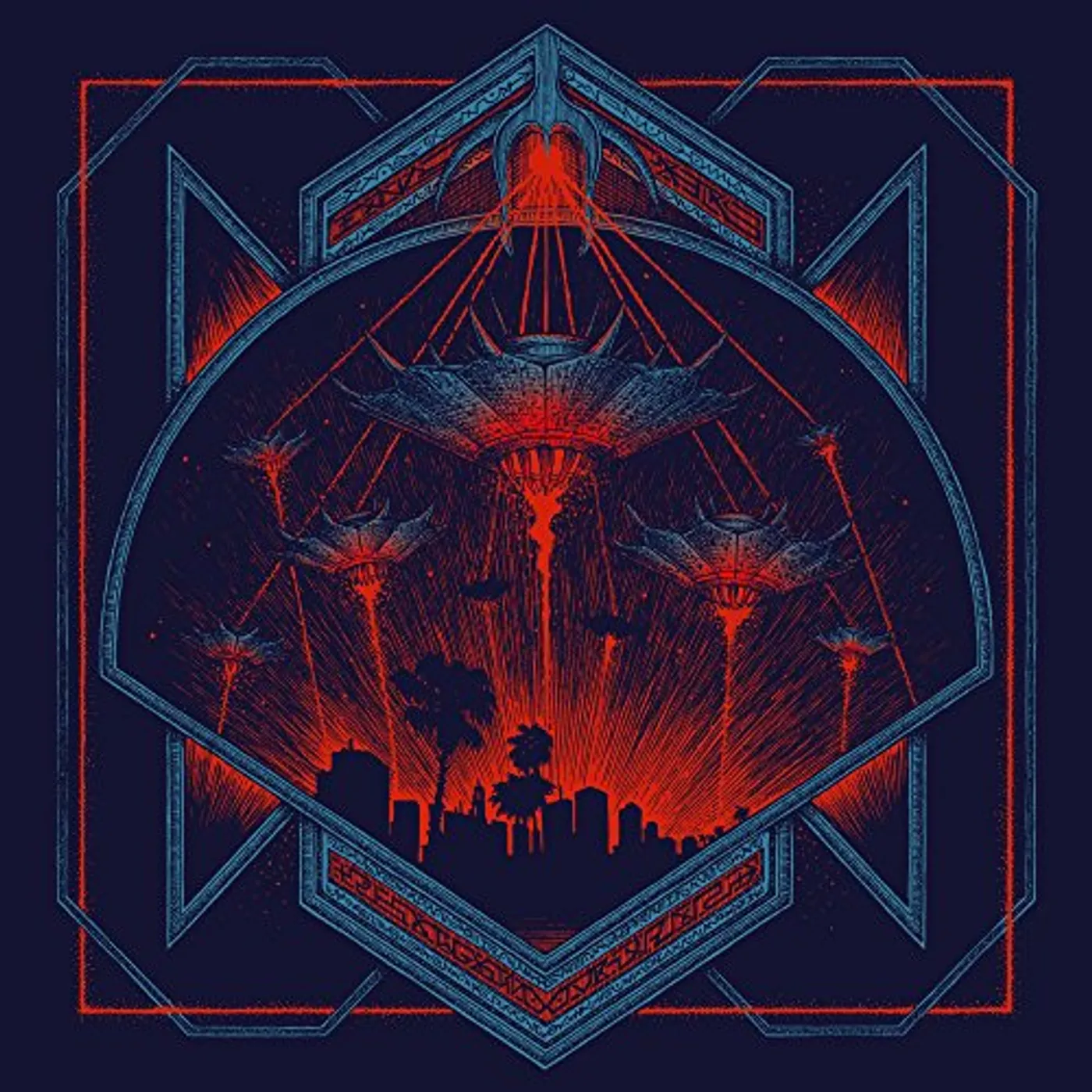 Hollywood Burns Invaders Vinyl Record
