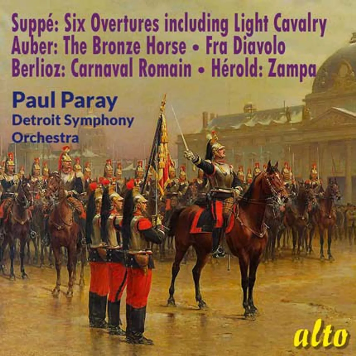 Paul Paray / Detroit Symphony Orchestra FRANZ VON SUPPE & FAVOURITE FRENCH OVERTURES CD