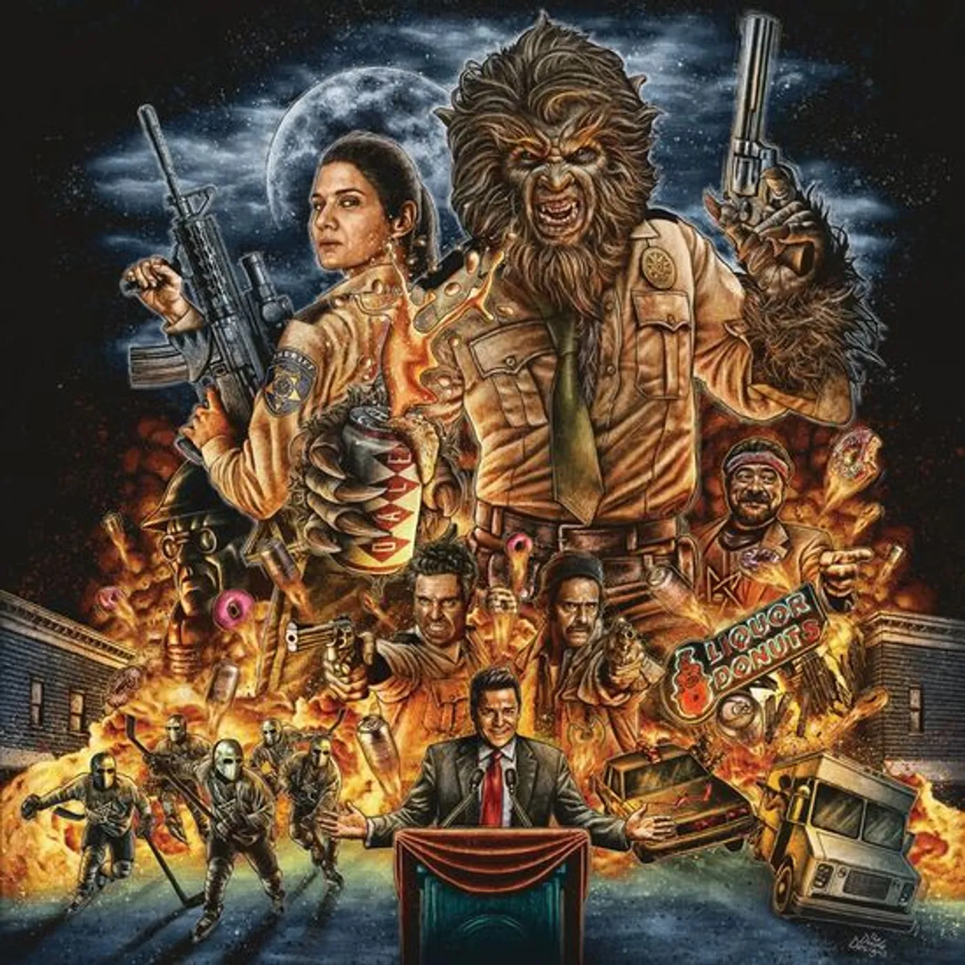Shooting Guns ANOTHER WOLFCOP / Original Soundtrack Vinyl Record