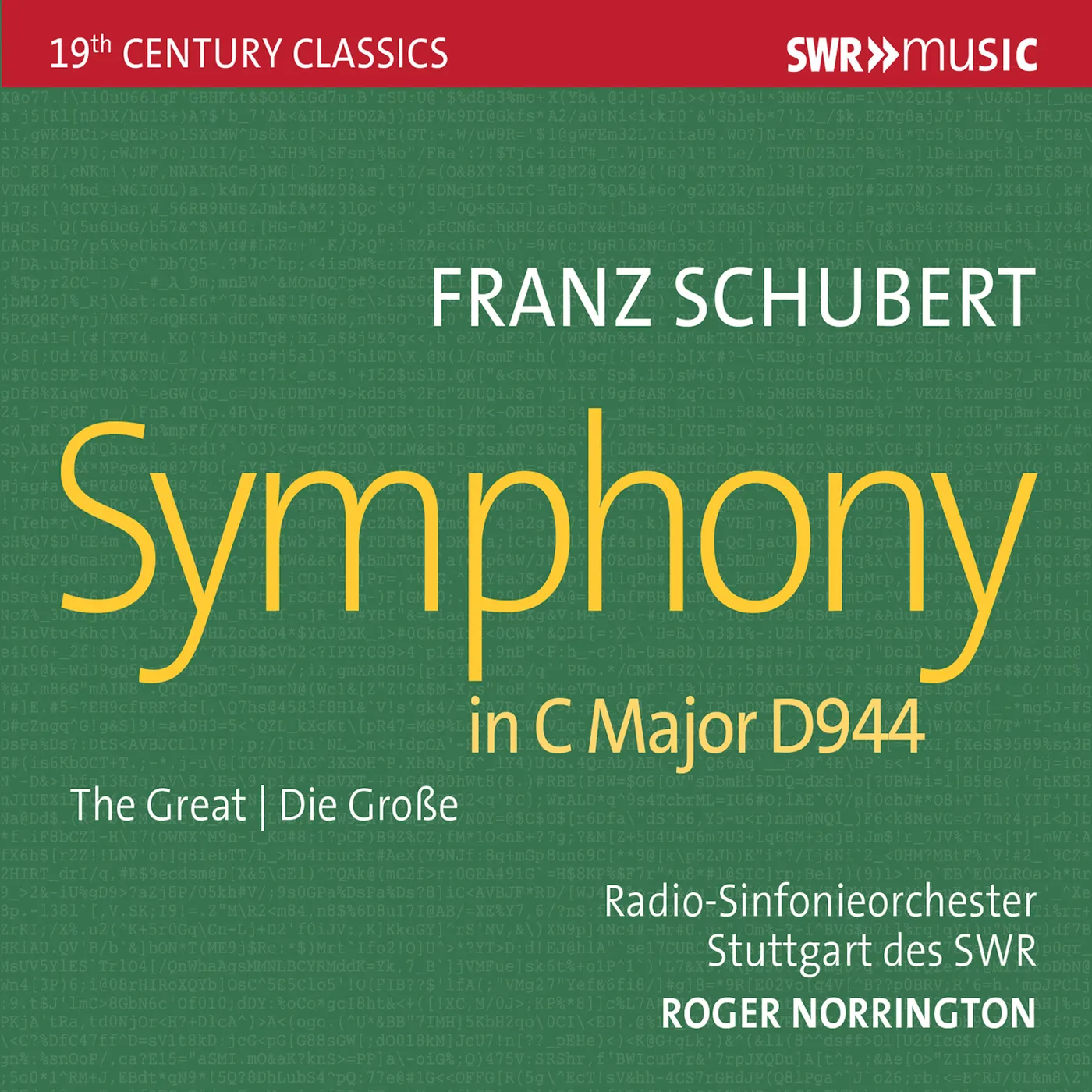 Schubert SYMPHONY IN C MAJOR D944 CD