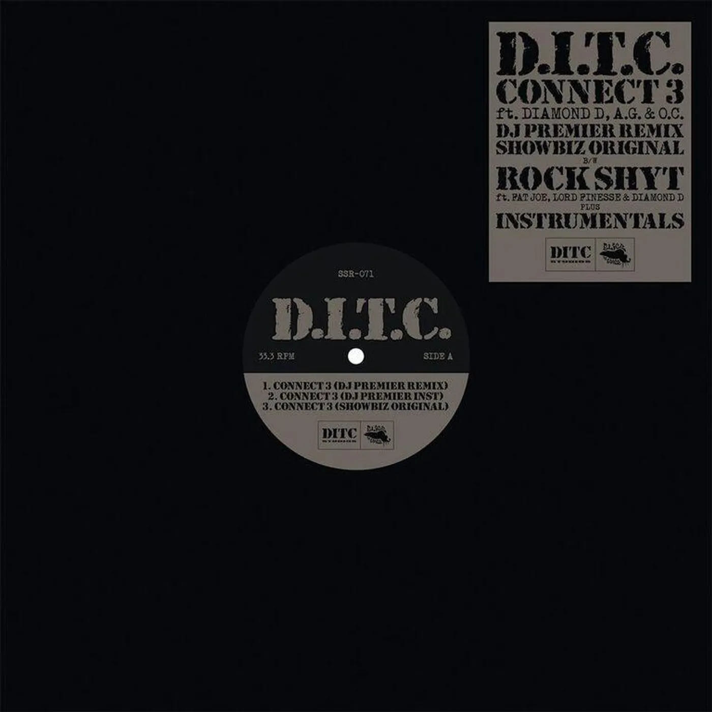 D.I.T.C. CONNECT 3 / ROCK SHYT Vinyl Record