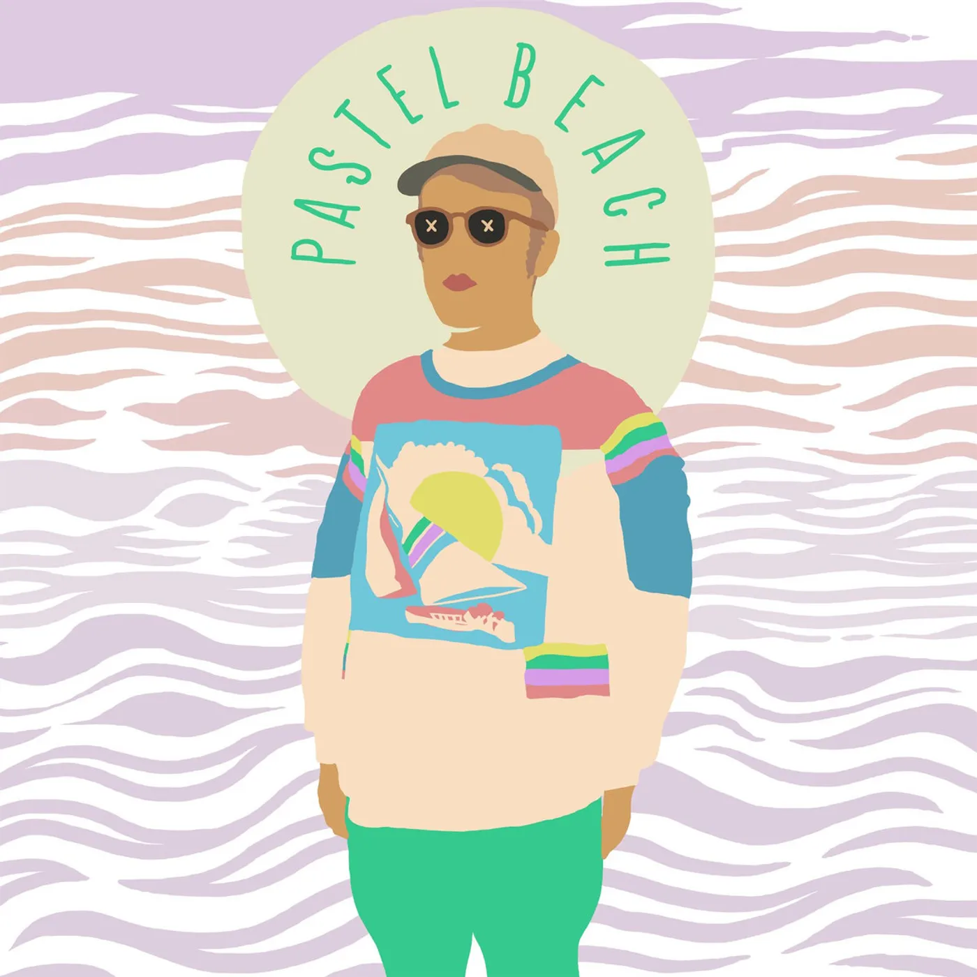 Engelwood Pastel Beach Vinyl Record