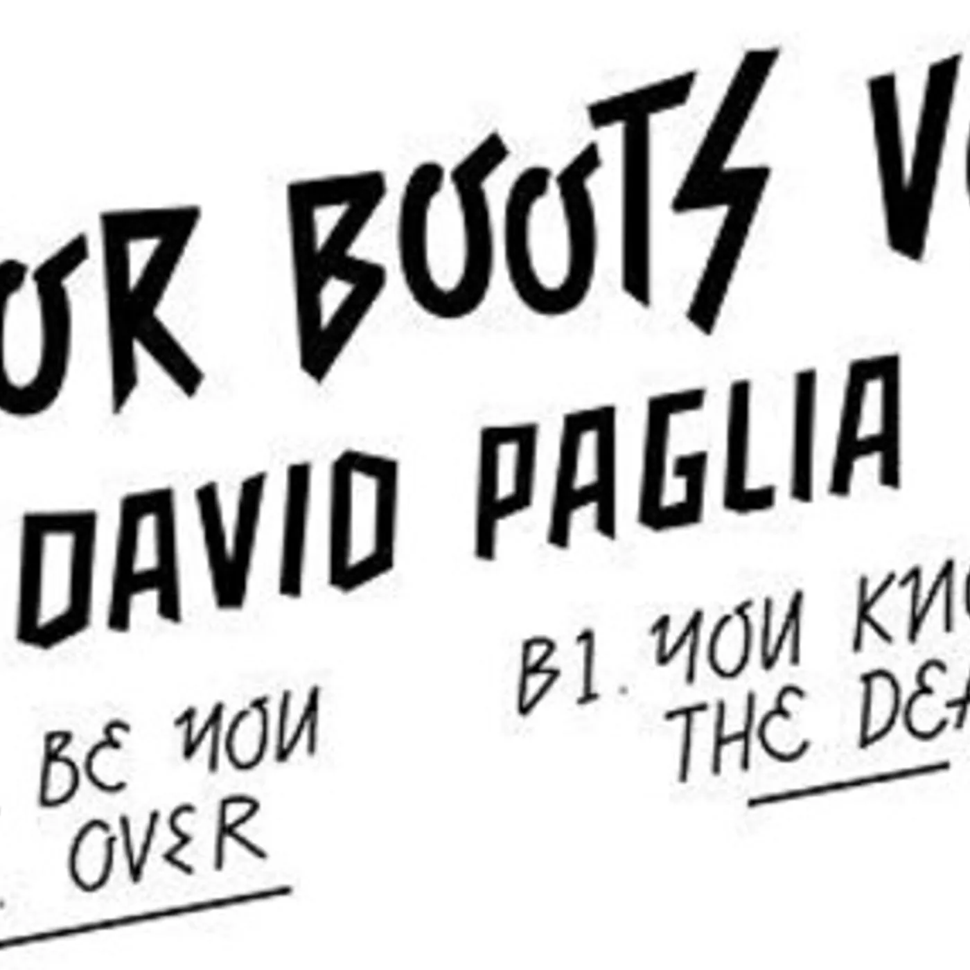 David Paglia GATOR BOOTS VOL 9 Vinyl Record