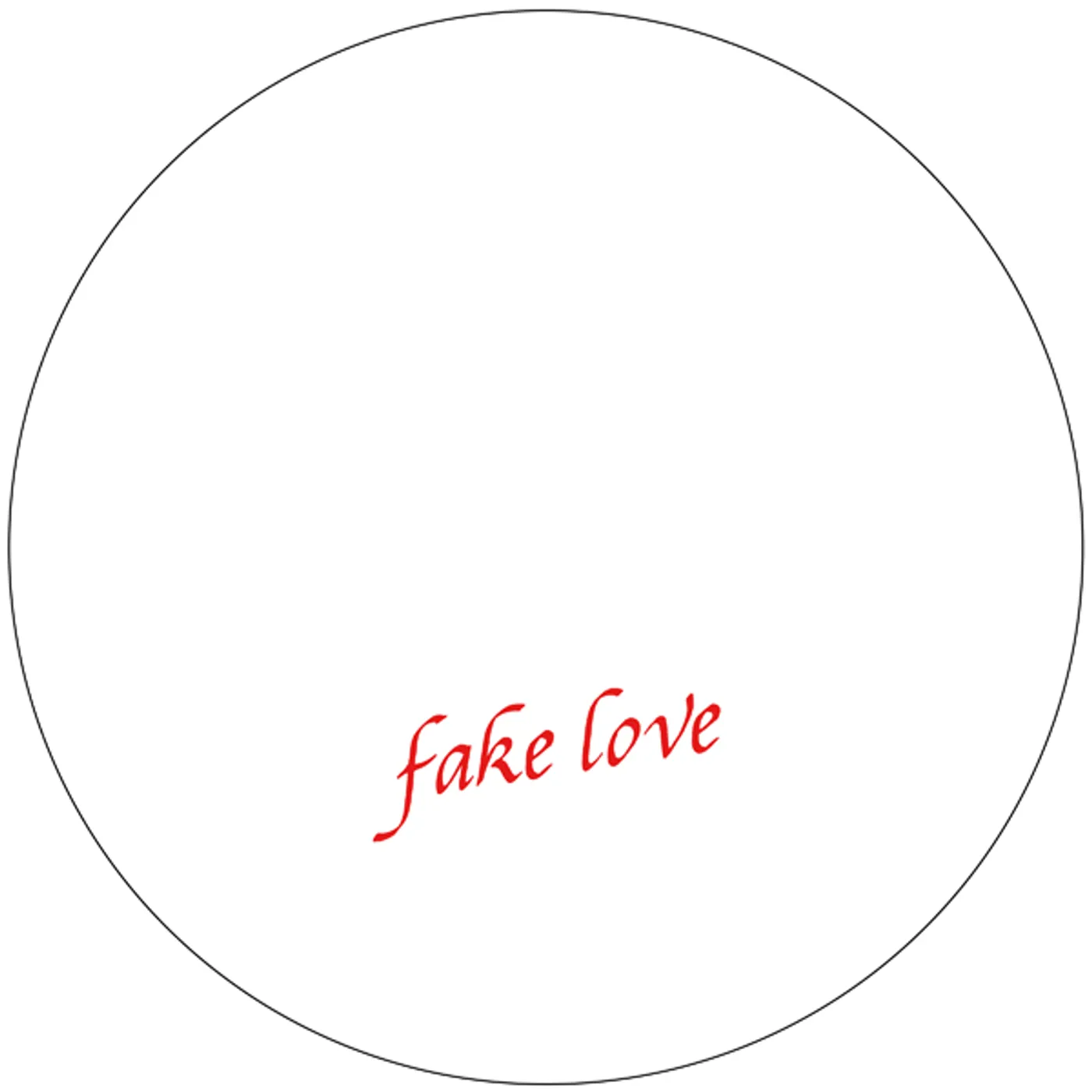 FAKE LOVE 2 Vinyl Record