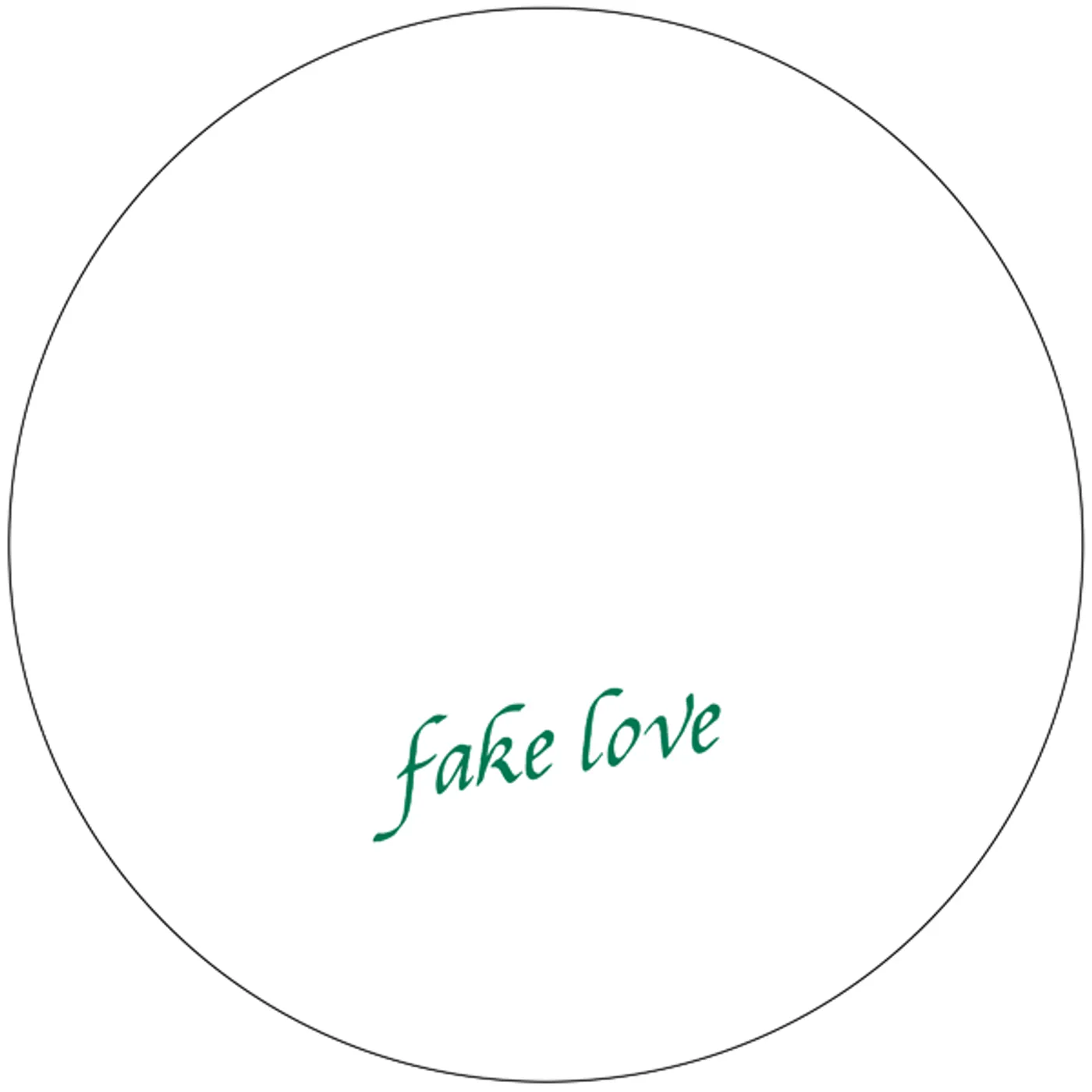 FAKE LOVE 3 Vinyl Record
