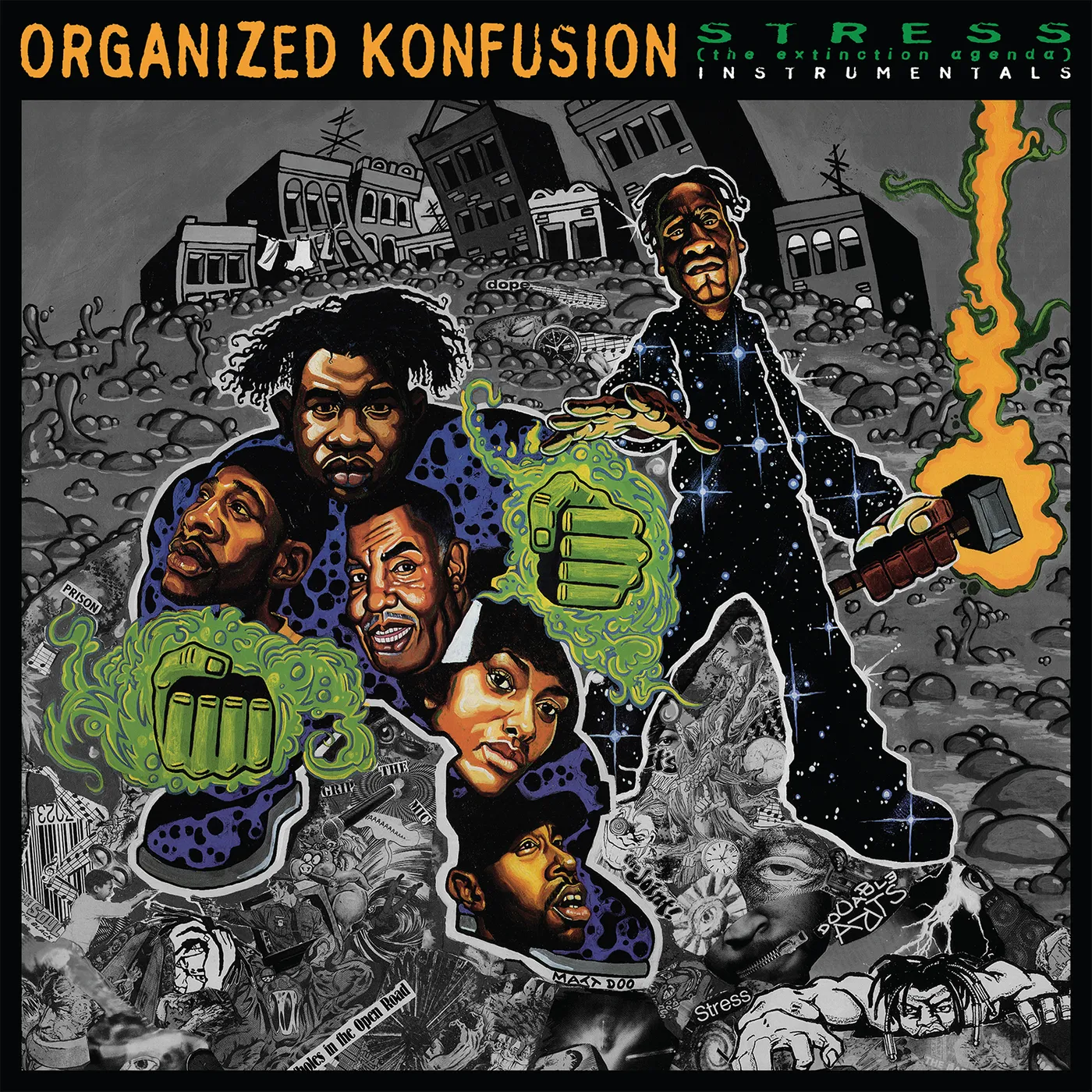 Organized Konfusion STRESS: THE EXTINCTION AGENDA INSTRUMENTALS Vinyl Record
