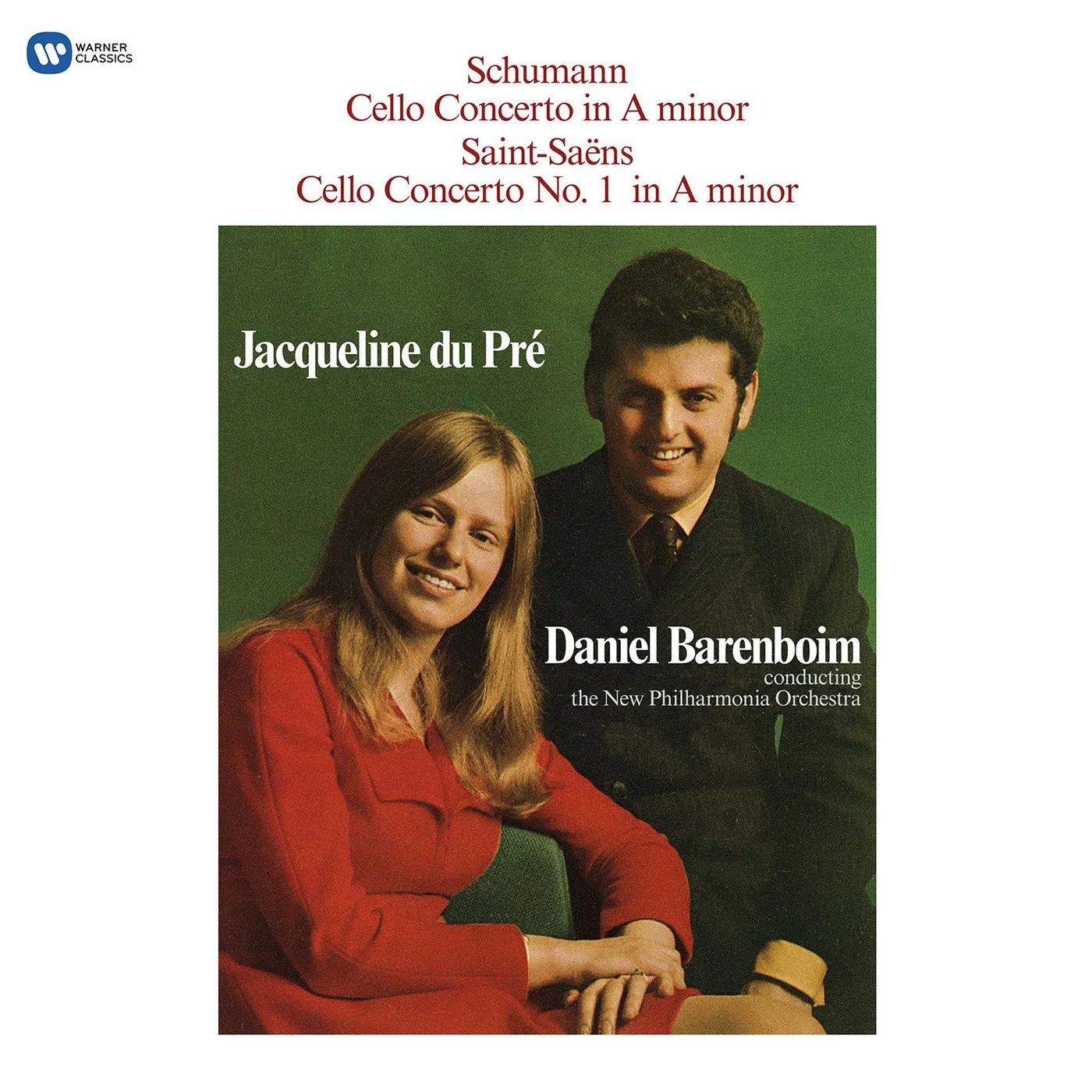 Jacqueline du Pré SCHUMANN: CELLO CONCERTO / SAINT SAENES: CELLO Vinyl Record