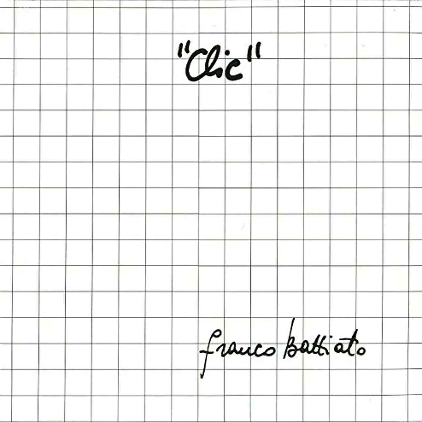 Franco Battiato Clic Vinyl Record
