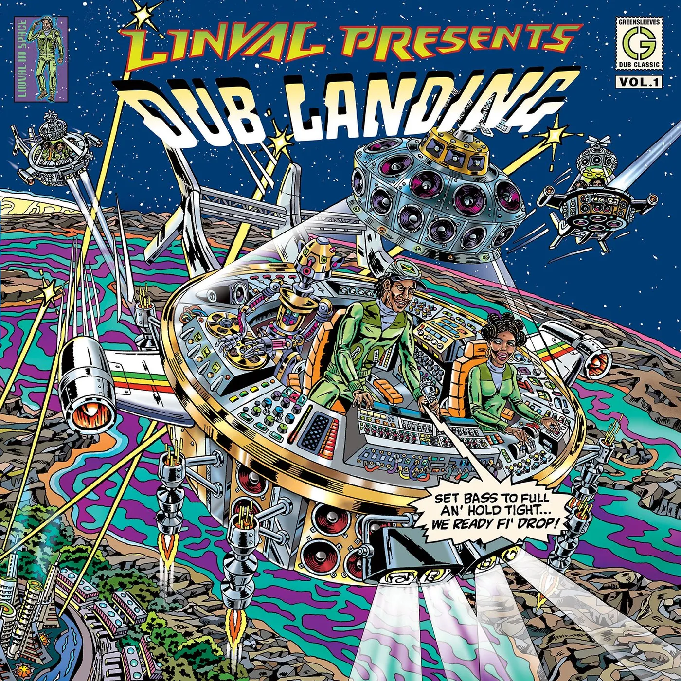 Linval Thompson DUB LANDING 1 CD
