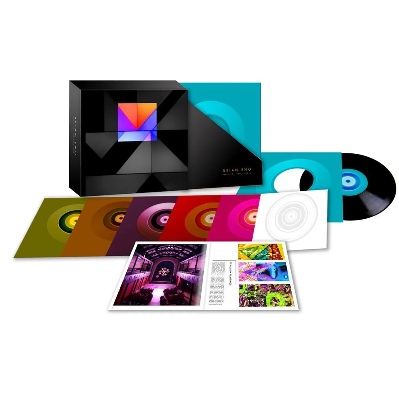 Brian Eno Music For Installations - Limited Edition 9 Colored Vinyl Record Box Set