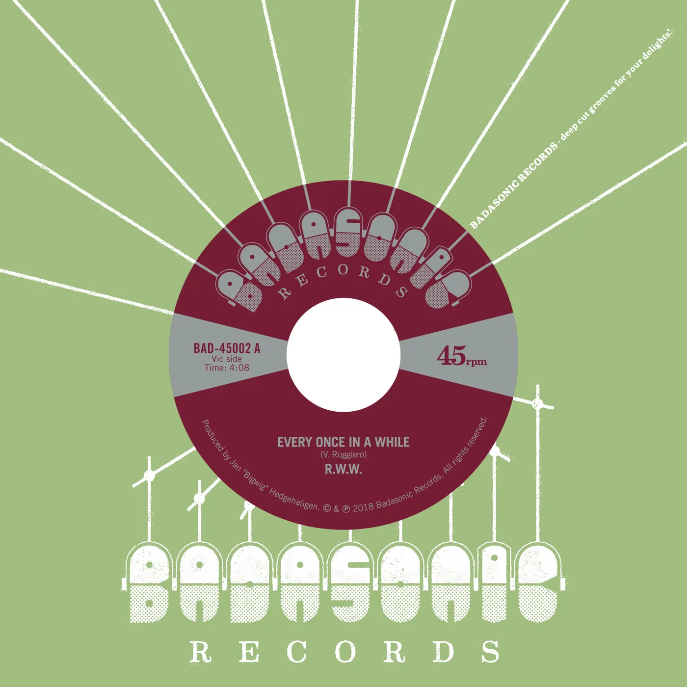 R&W EVERY ONCE IN A WHILE / JESSE JAMES Vinyl Record