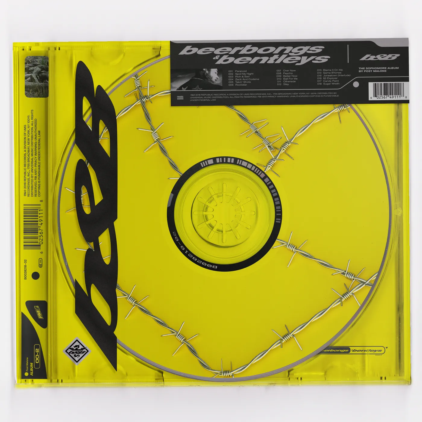 Post Malone BEERBONGS & BENTLEYS CD