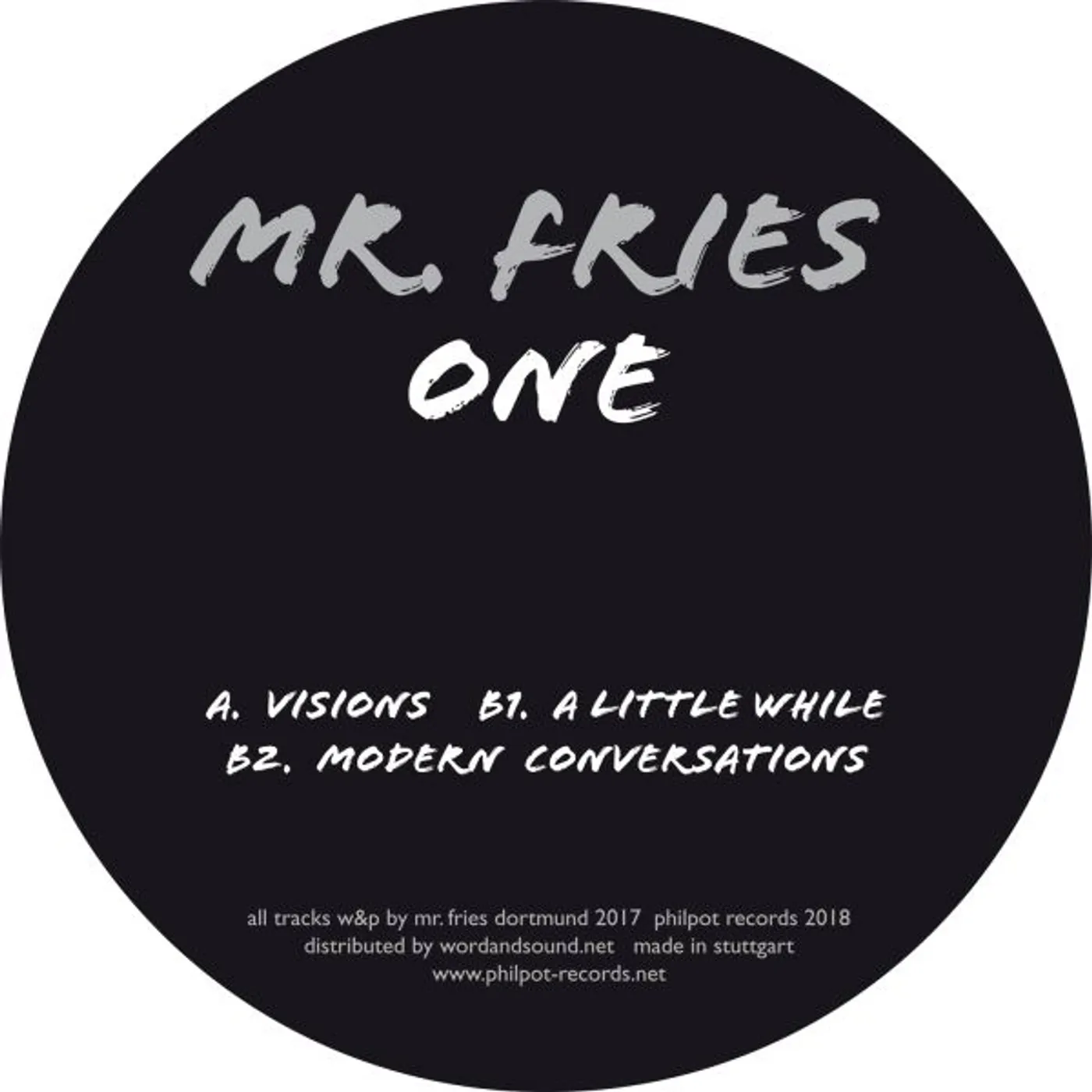 Mr. Fries ONE Vinyl Record