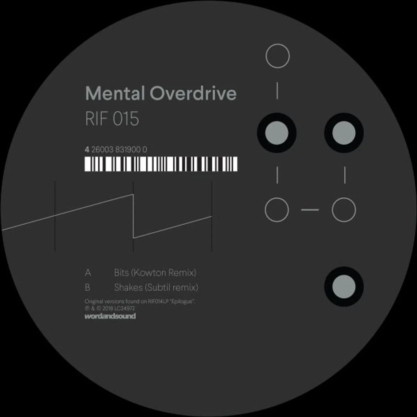 Mental Overdrive EPILOGUE: REMIXES PART 1 Vinyl Record