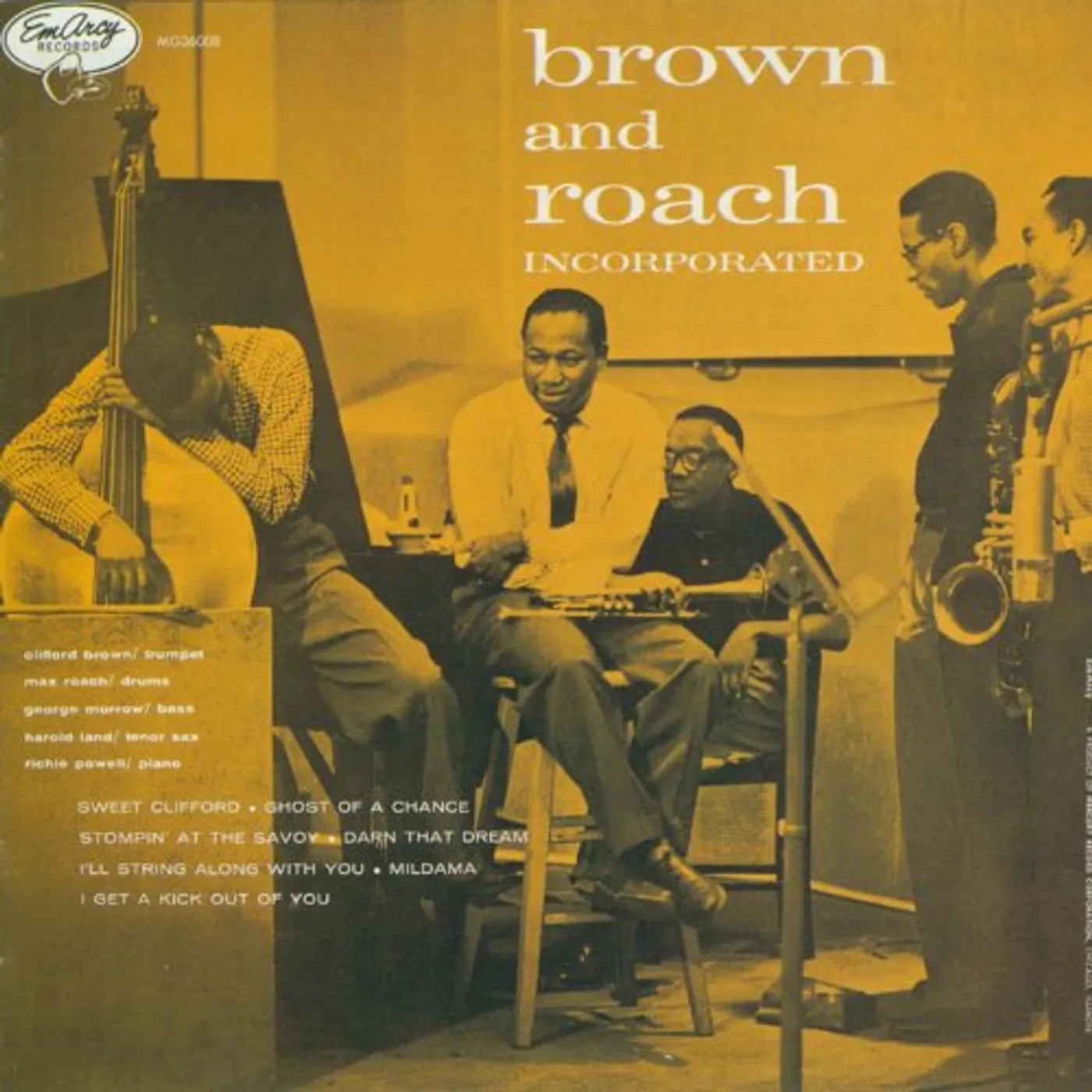 Clifford Brown BROWN & ROACH INCORPORATED CD