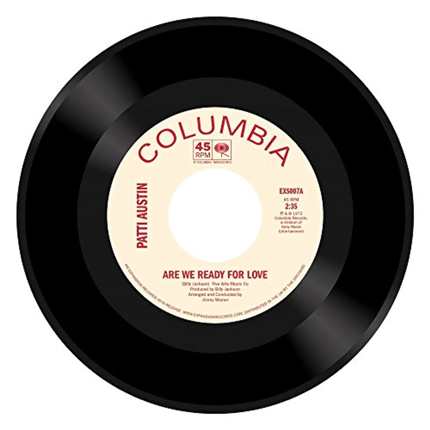 Pattie Austin ARE WE READY FOR LOVE / DIDN'T SAY A WORD Vinyl Record