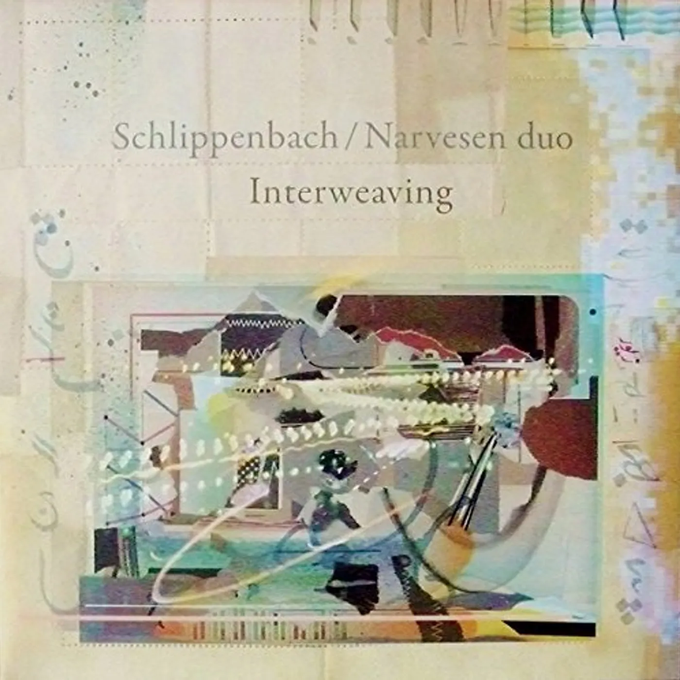 Alexander von Schlippenbach INTERWEAVING W/ DAG MAGNUS NARVESEN Vinyl Record