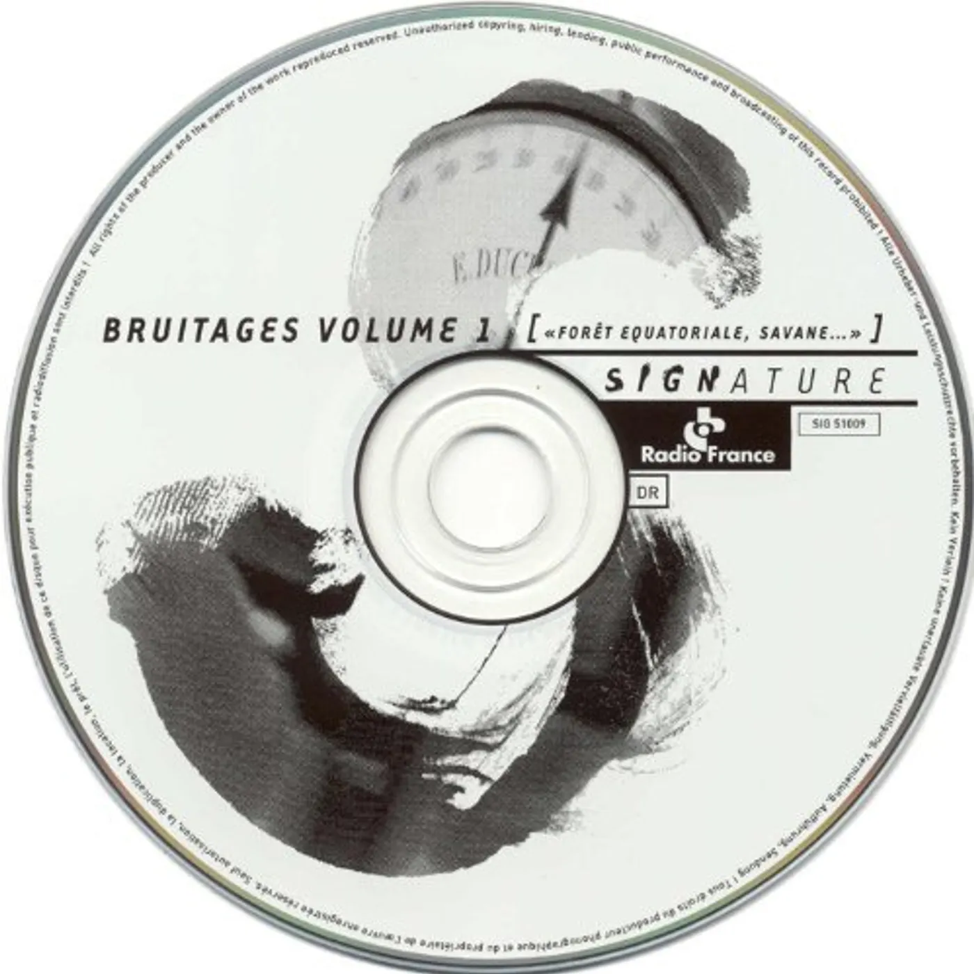 BRUITAGES 1 CD