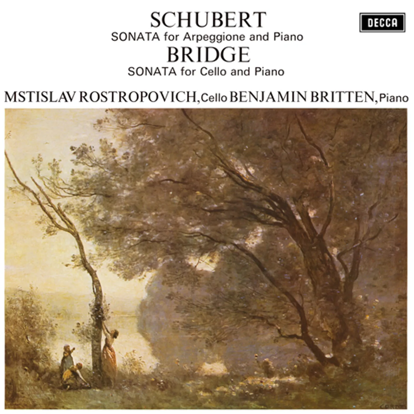 Mstislav Rostropovich SCHUBERT & BRIDGE: SONATAS Vinyl Record