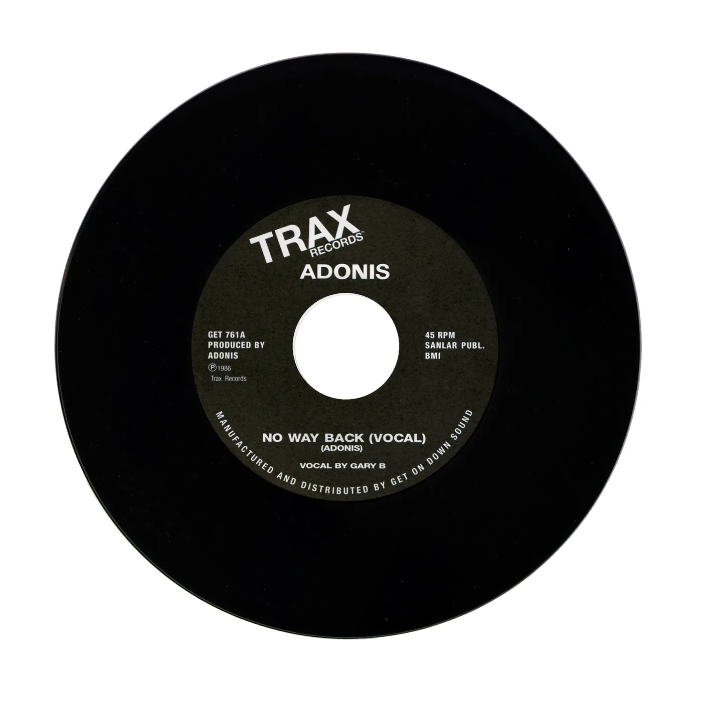 Adonis No Way Back Vinyl Record