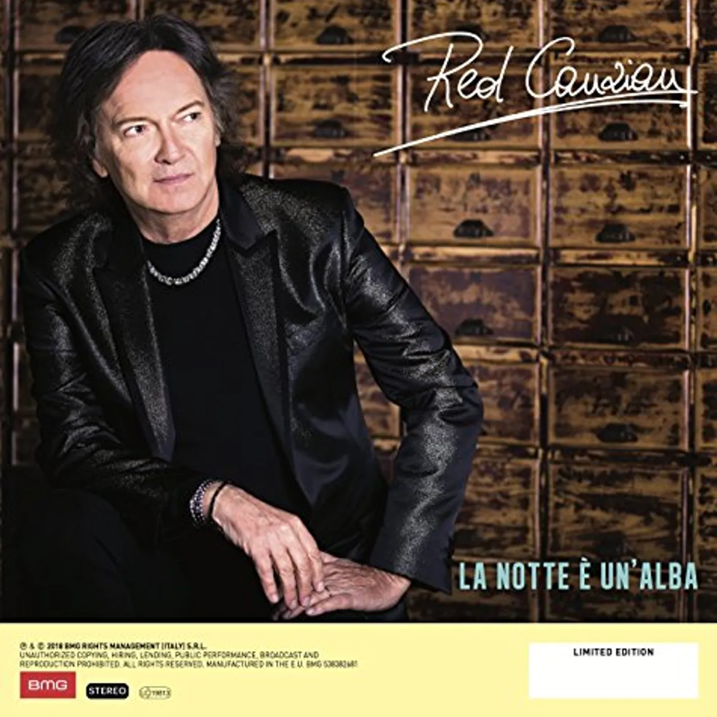 Red Canzian LA NOTTE E UN'ALBA / L'IMPOSSIBILE Vinyl Record