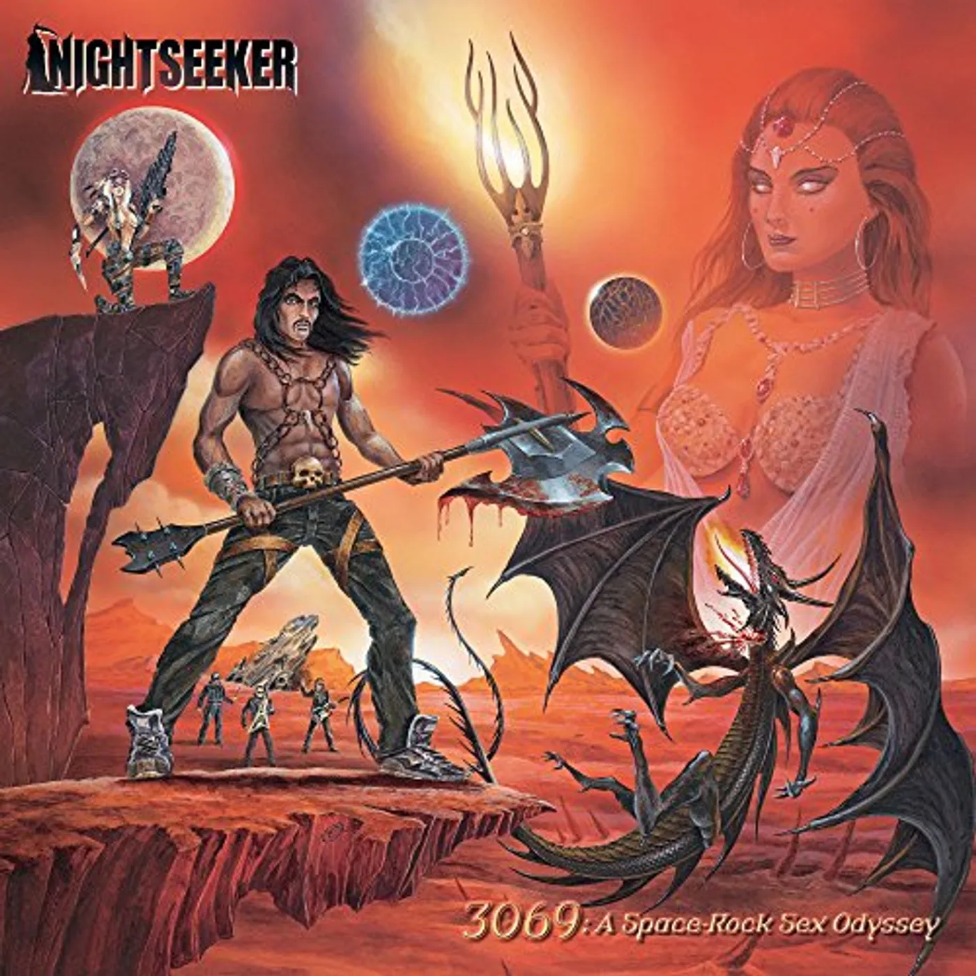 NIGHTSEEKER - 3069: SPACE-ROCK SEX ODYSSEY Vinyl Record