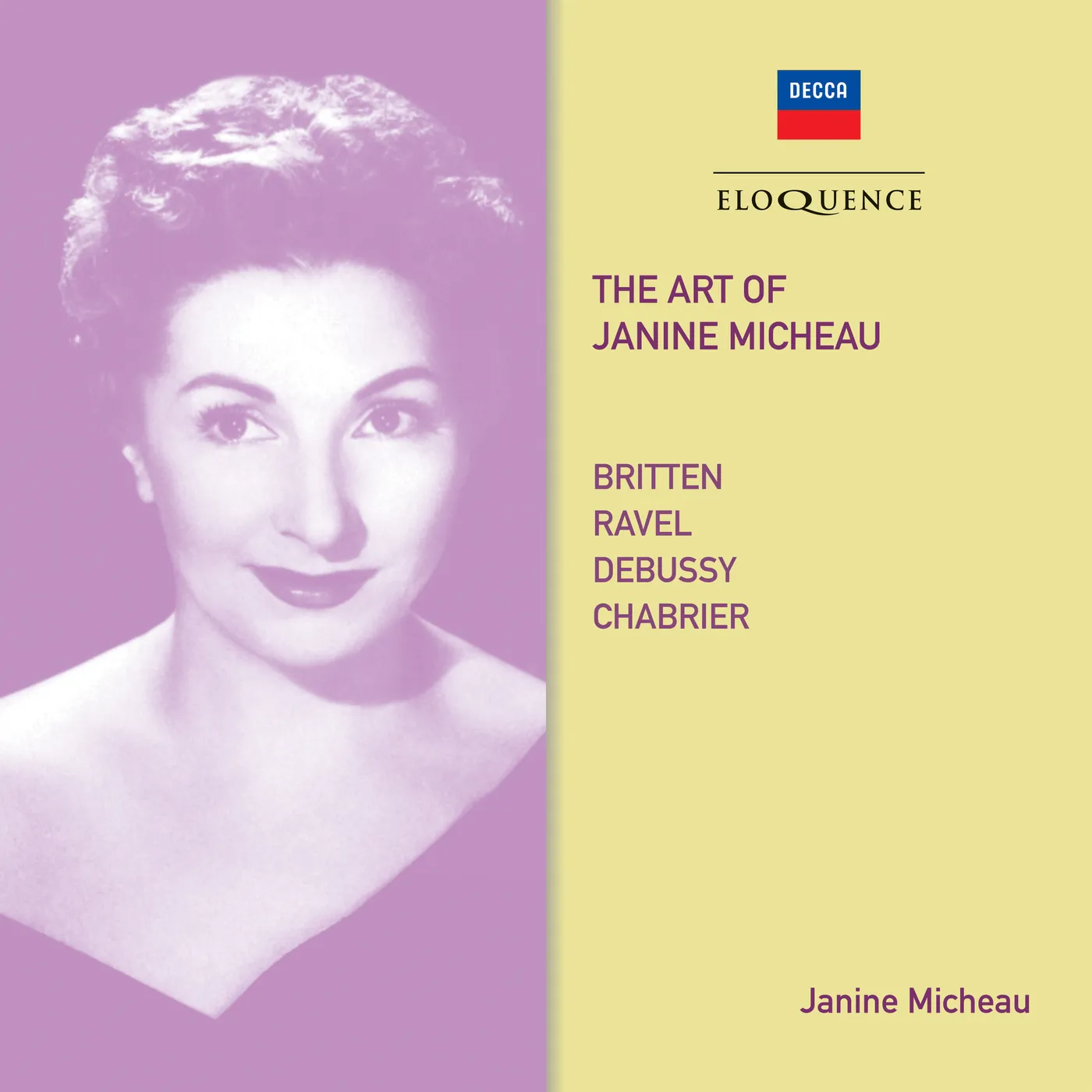 ART OF JANINE MICHEAU CD