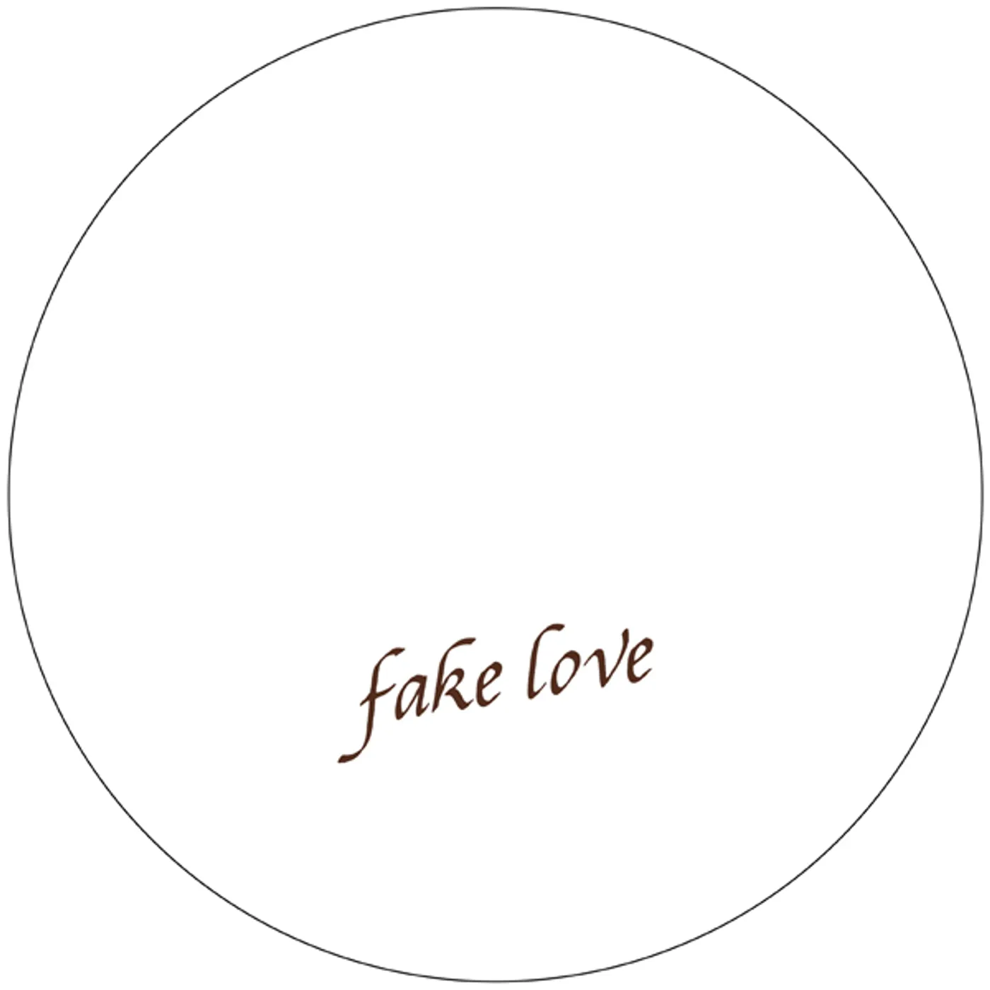 FAKE LOVE 4 Vinyl Record