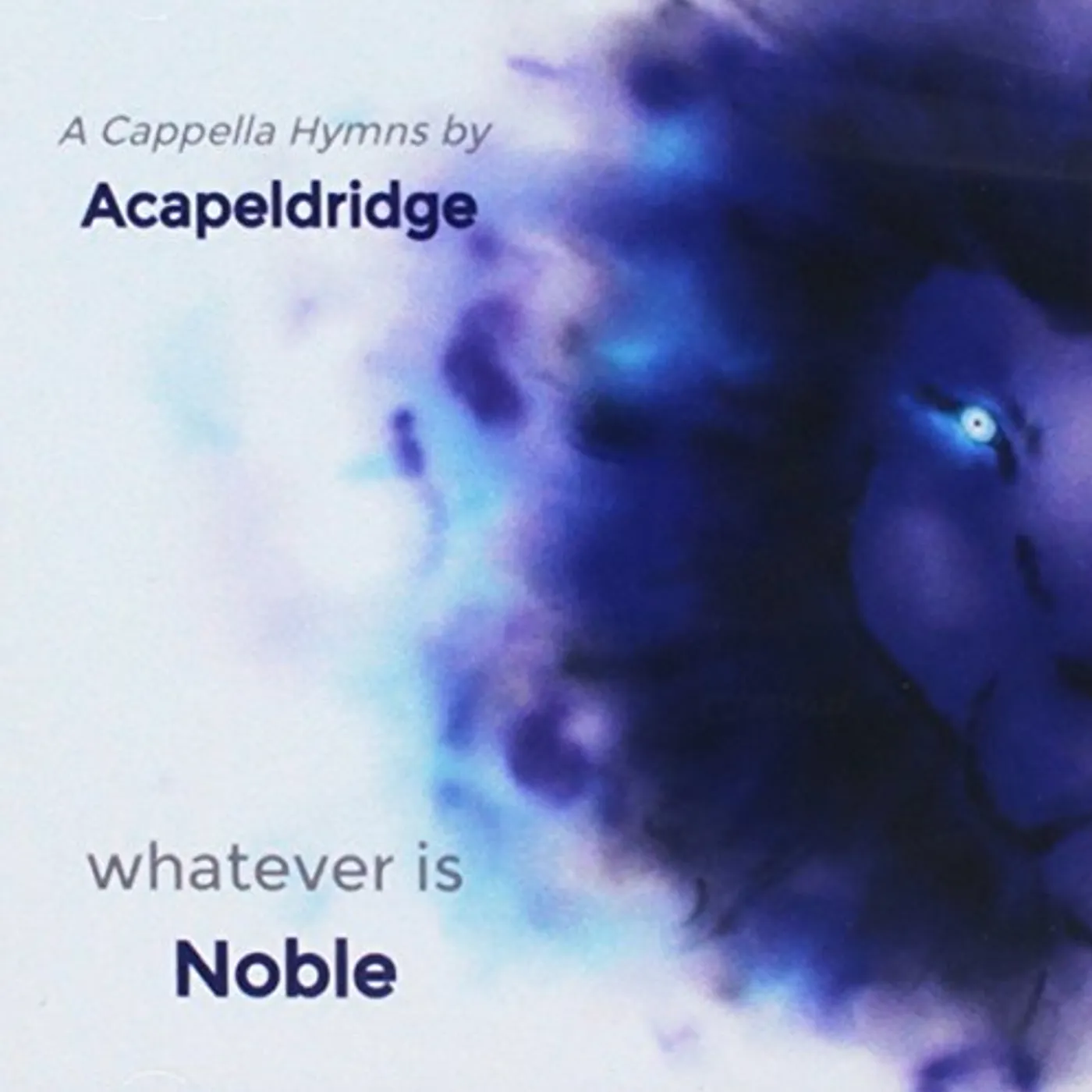 Acapeldridge WHATEVER IS NOBLE CD