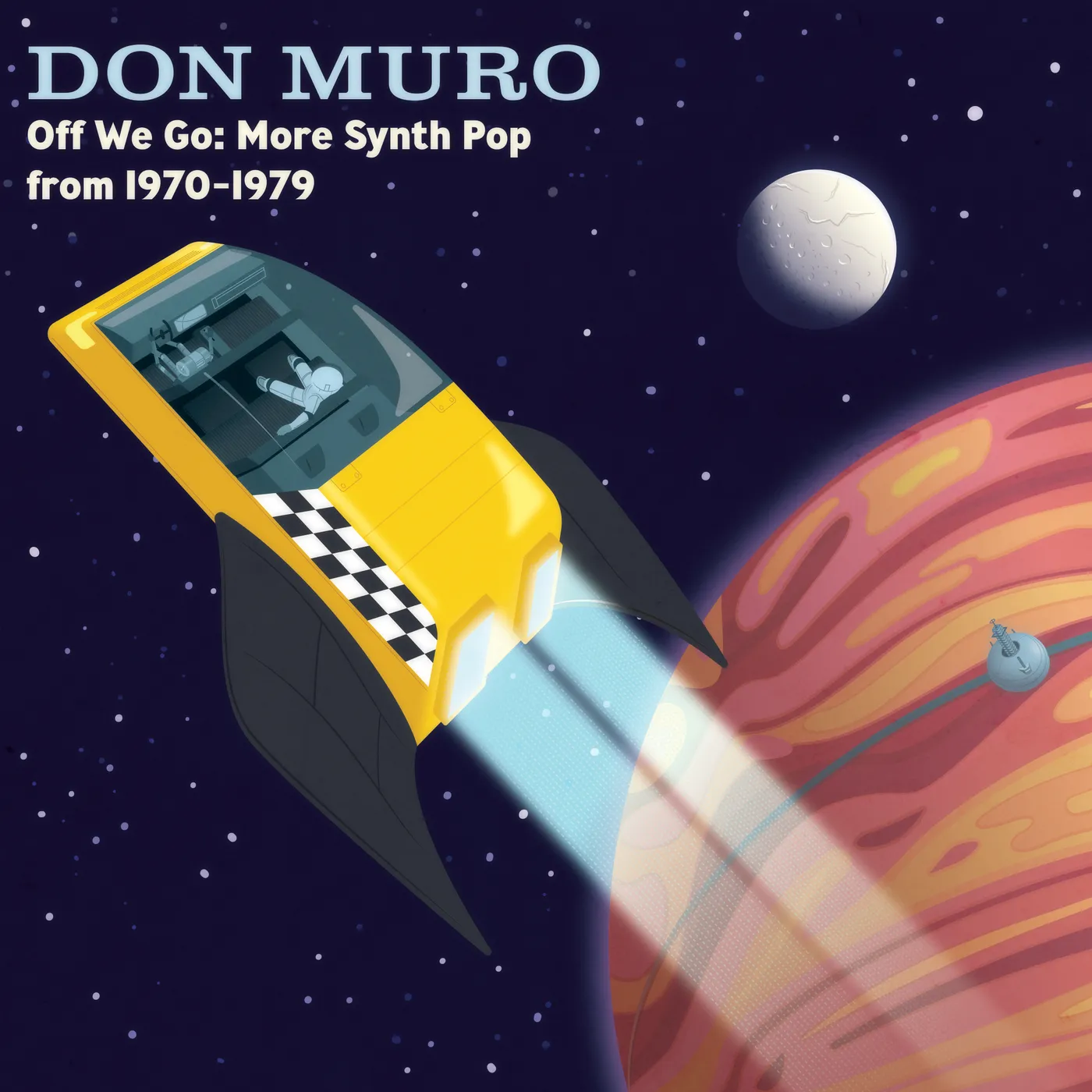 Don Muro OFF WE GO: MORE SYNTH POP FROM 1970-1979 Vinyl Record - Blue Vinyl