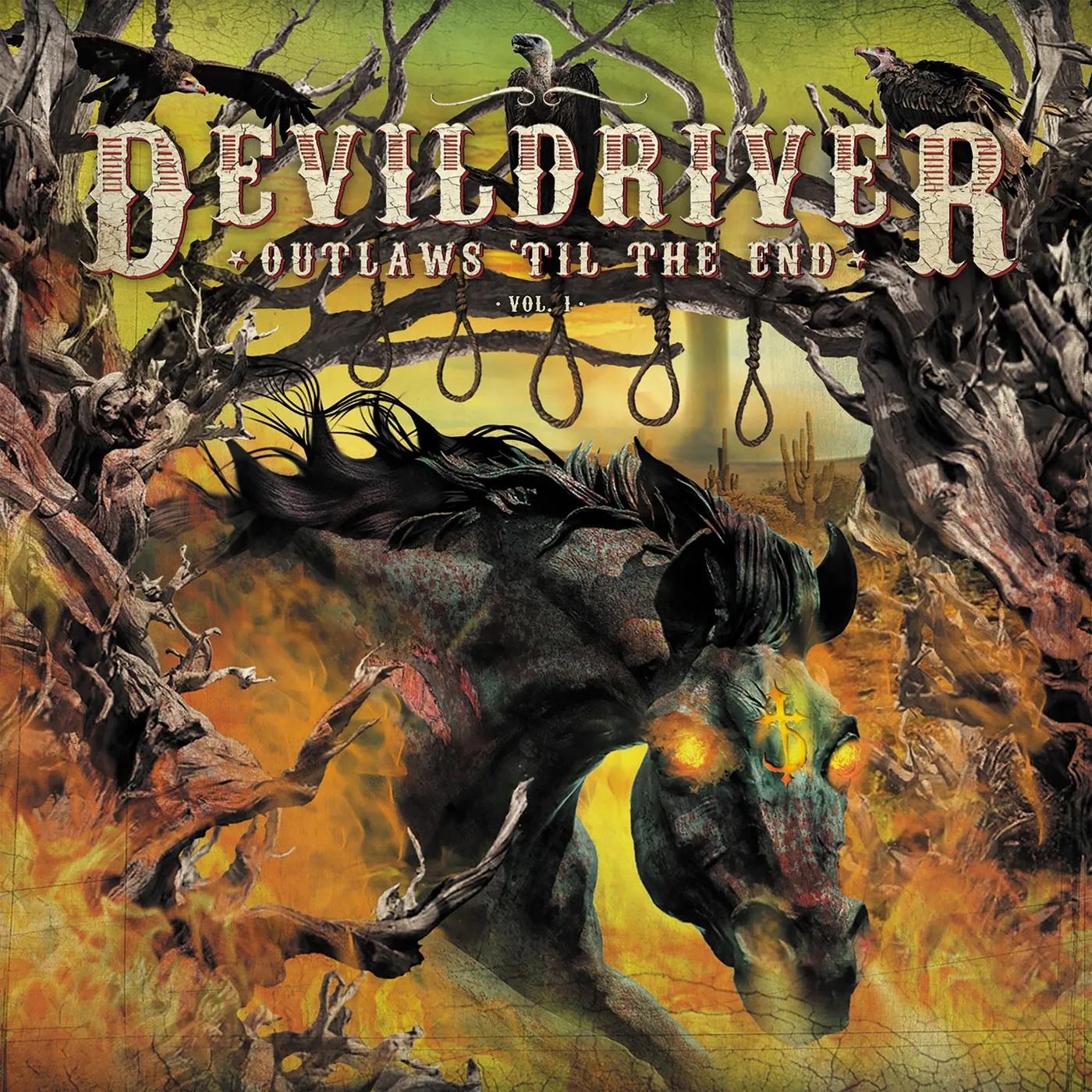 DevilDriver OUTLAWS 'TIL THE END 1 Vinyl Record