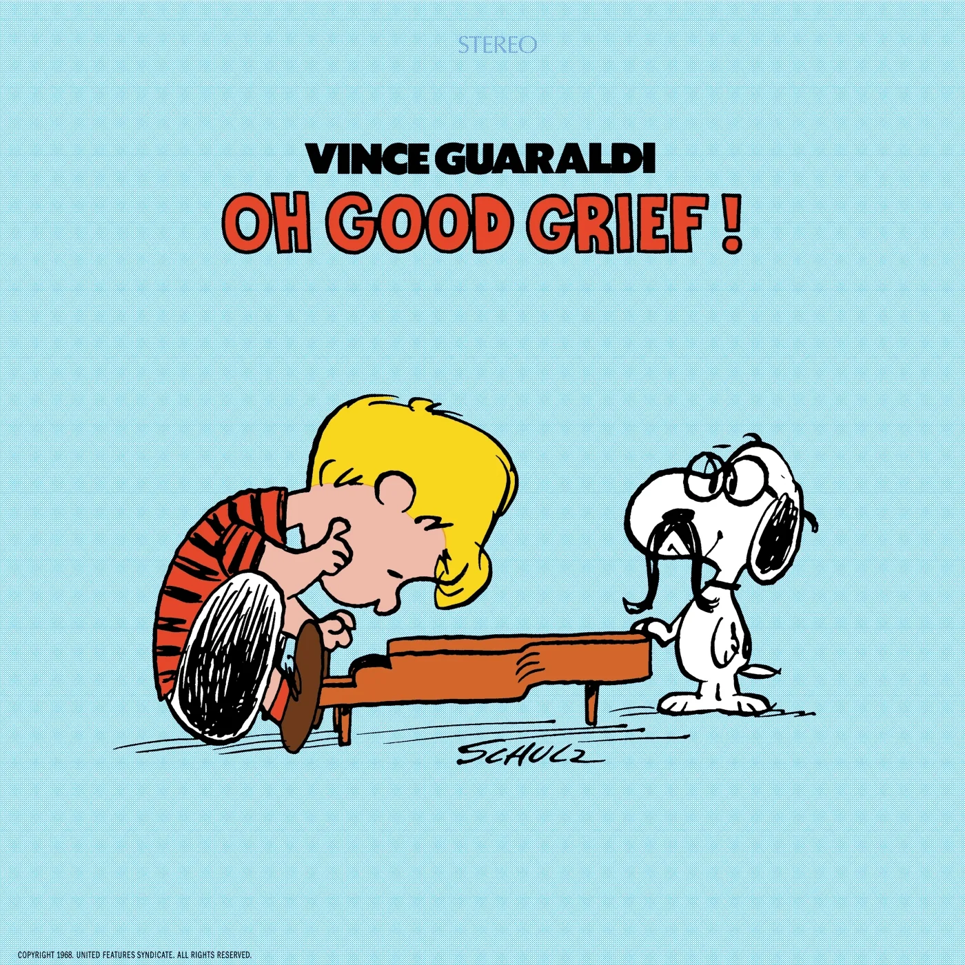 Vince Guaraldi OH GOOD GRIEF - Limited Edition Red Colored Vinyl Record