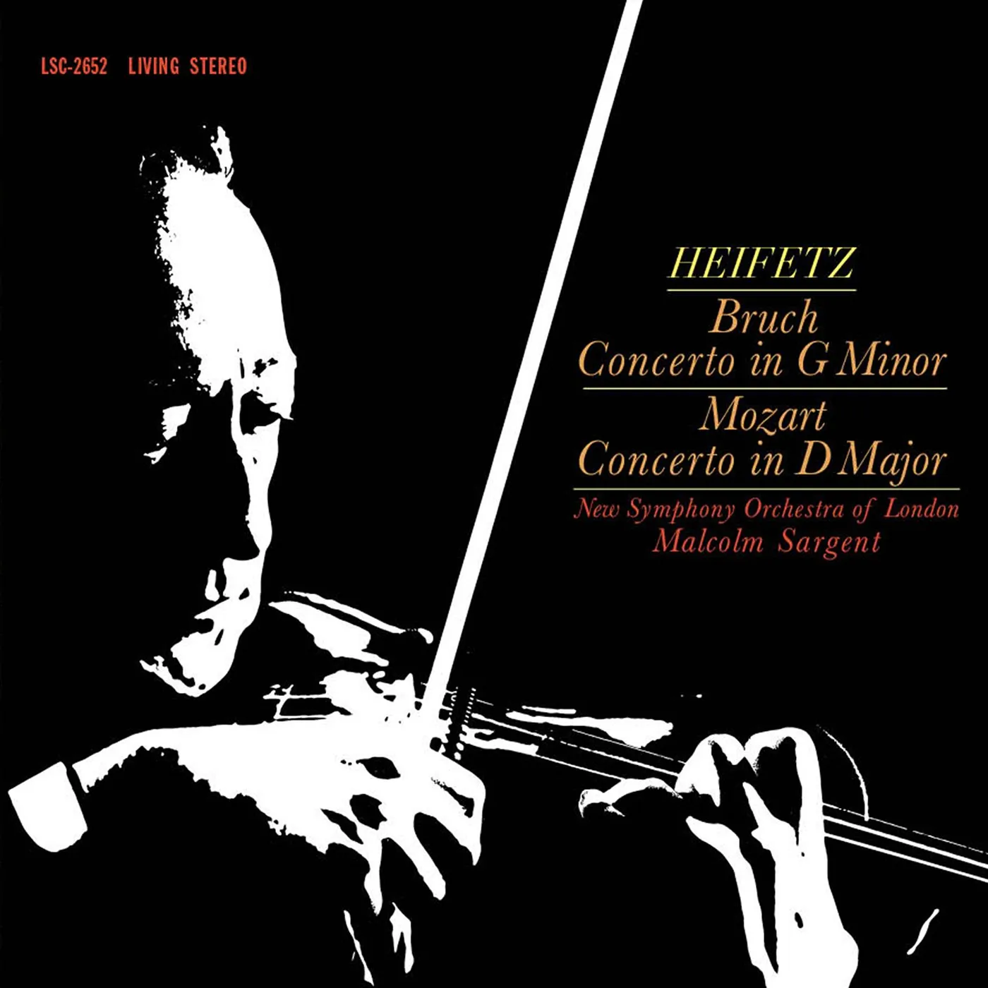 Malcolm Sargent BRUCH - CONCERTO IN G MINOR / MOZART CONCERTO Vinyl Record