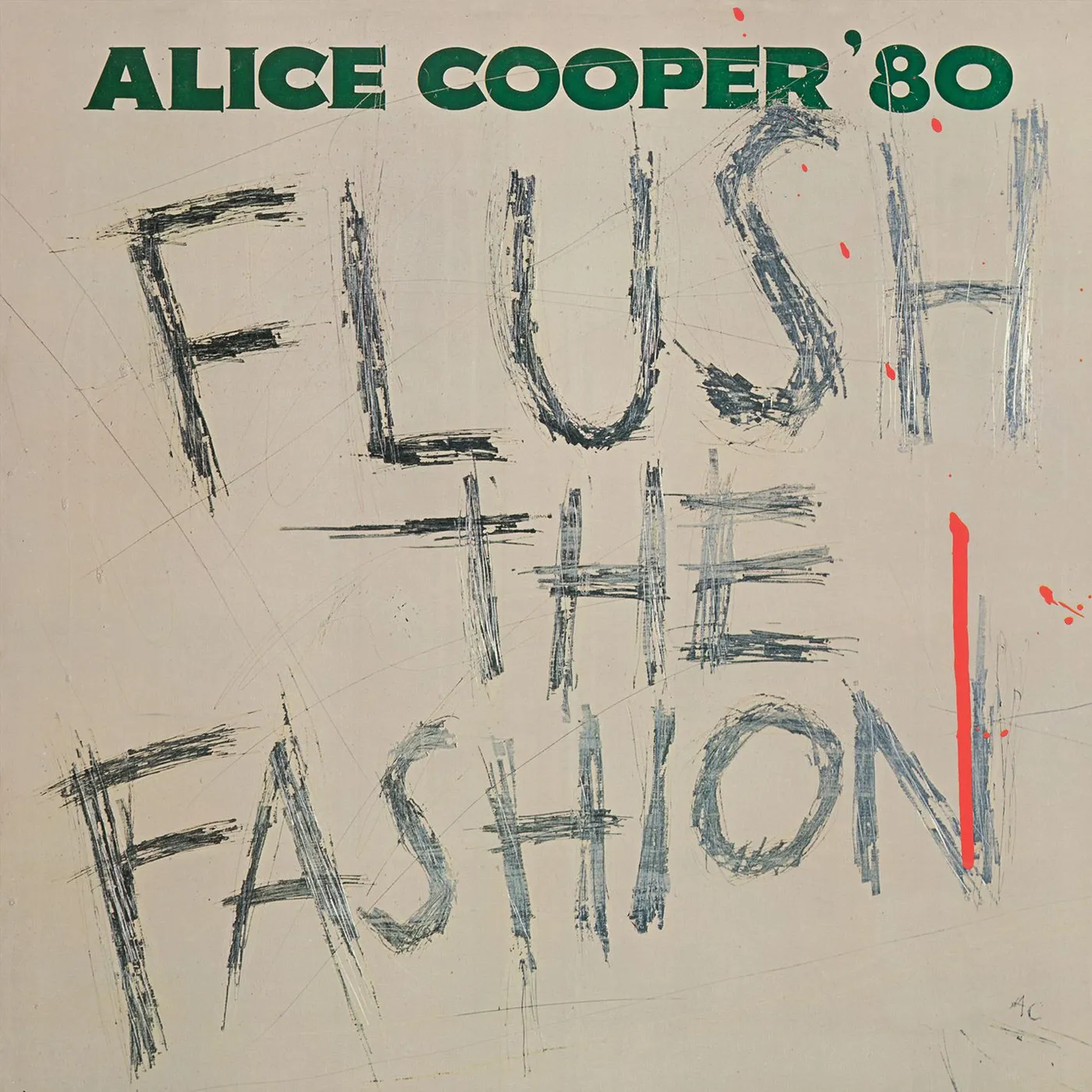 Alice Cooper FLUSH THE FASHION (BACK TO THE 80'S EXCLUSIVE) Vinyl Record
