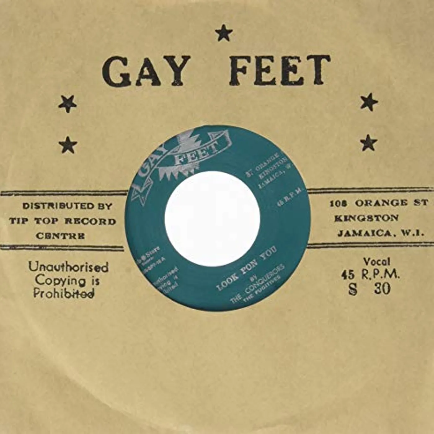 The Conquerors LOOK PON YOU / I'VE DONE YOU WRONG Vinyl Record