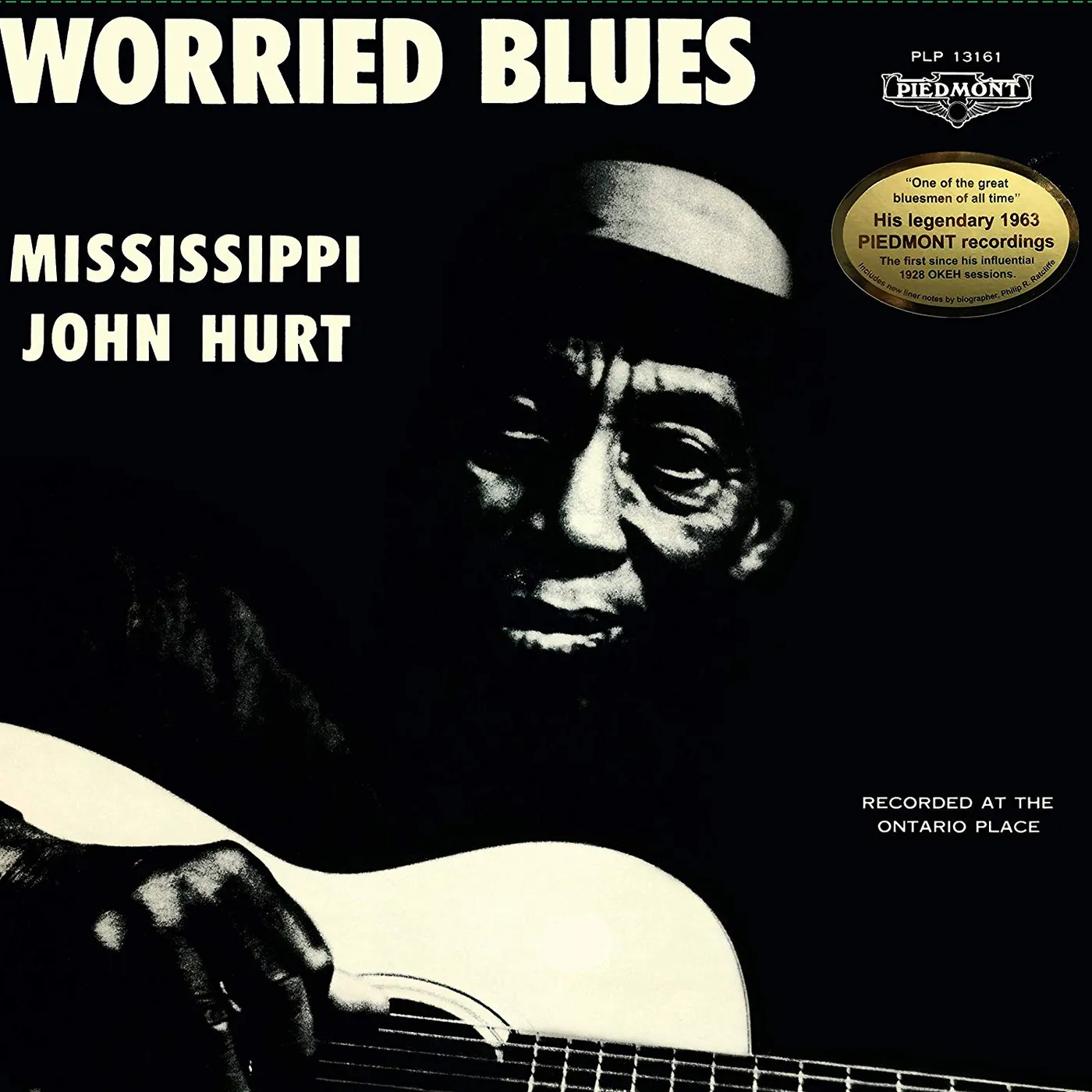Mississippi John Hurt WORRIED BLUES (180G) Vinyl Record
