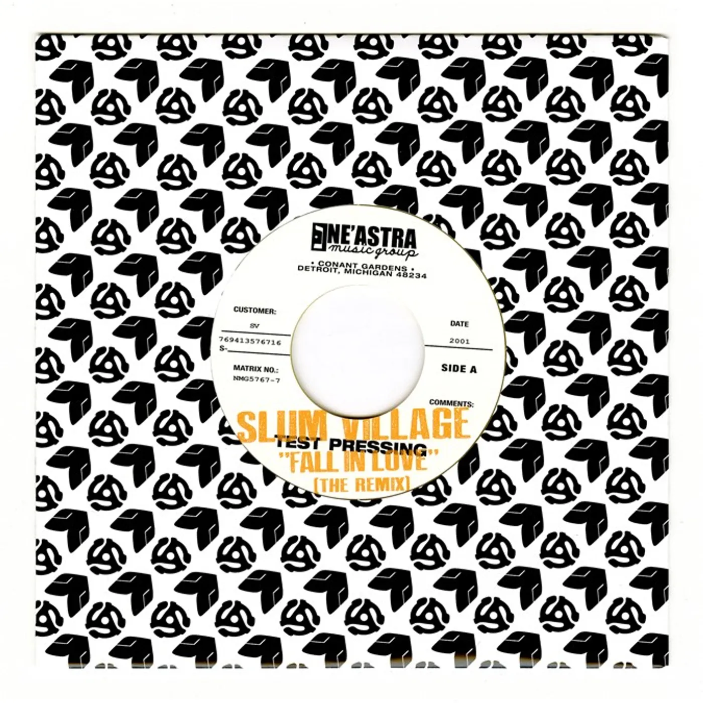 Slum Village FALL IN LOVE / FALL IN LOVE Vinyl Record