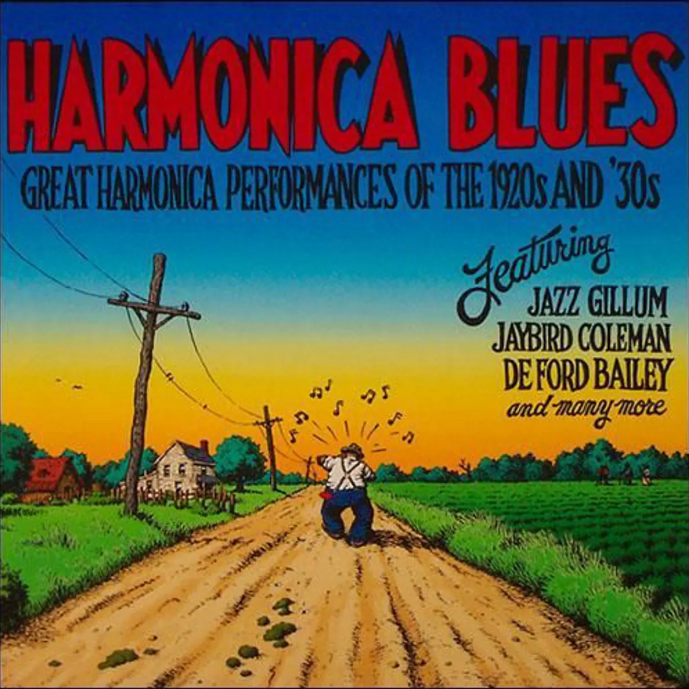 Various Artists  HARMONICA BLUES: GREAT HARMONICA PERFORMANCES OF THE 1920S & 30S Vinyl Record