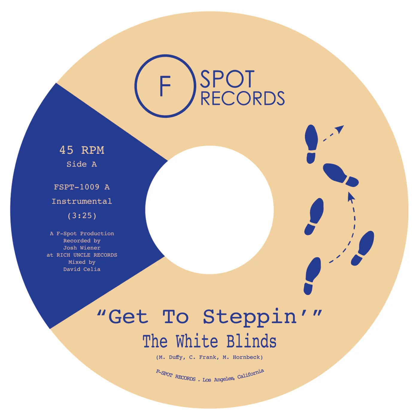 The White Blinds Get to Steppin' / Blinded Vinyl Record