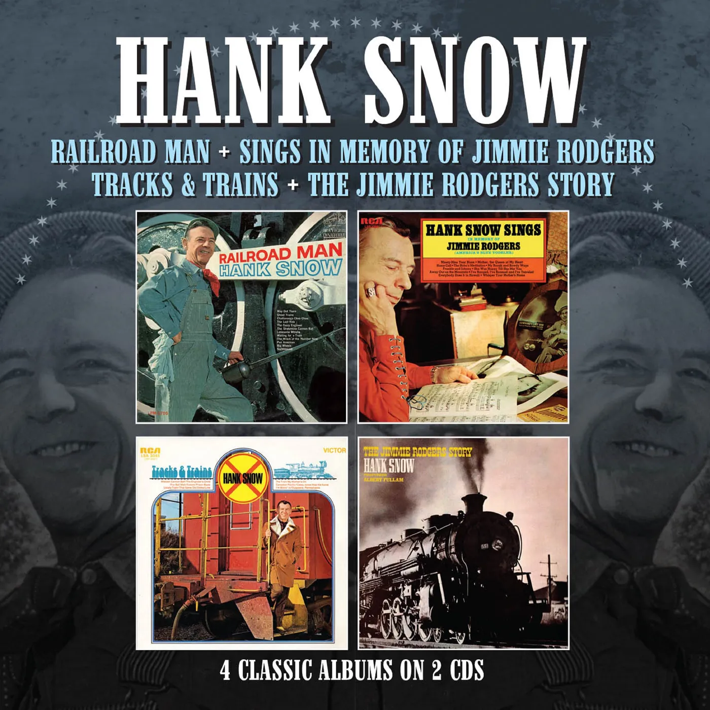 Hank Snow RAILROAD MAN / SINGS IN MEMORY OF JIMMIE RODGERS CD