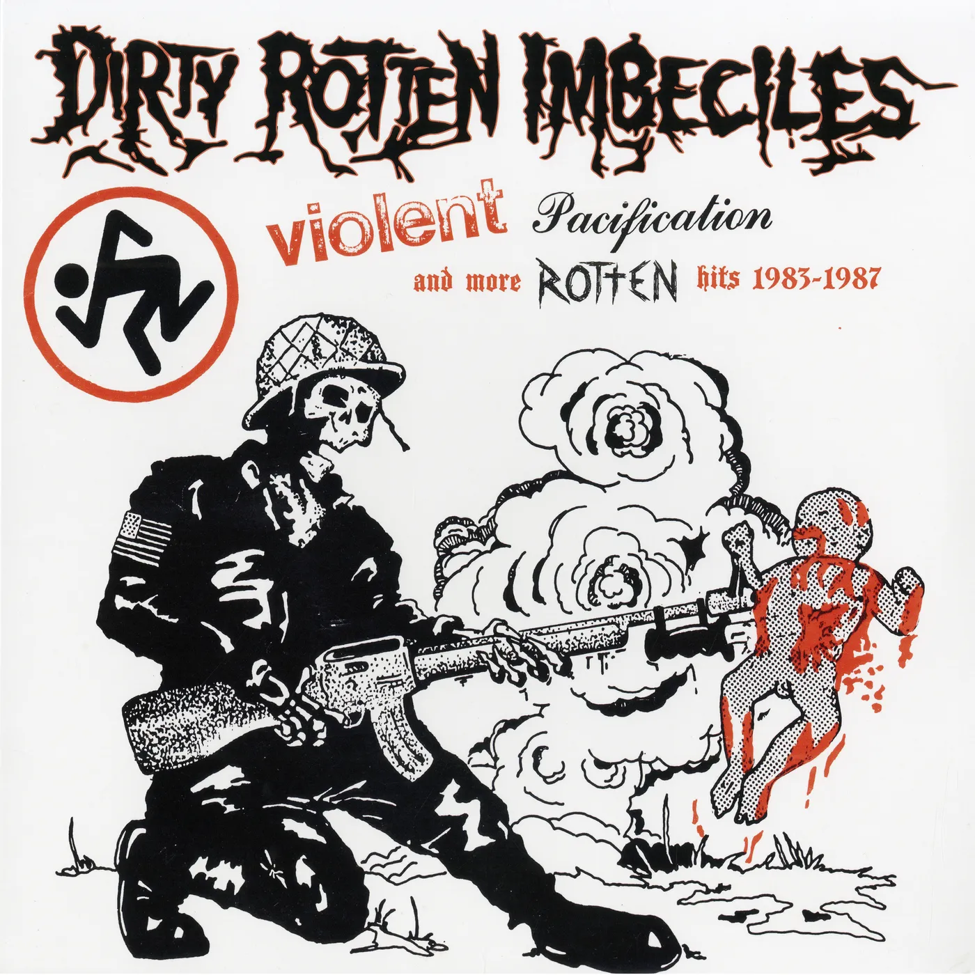 D.R.I. VIOLENT PACIFICATION & MORE ROTTEN HITS 1983-1987 Vinyl Record