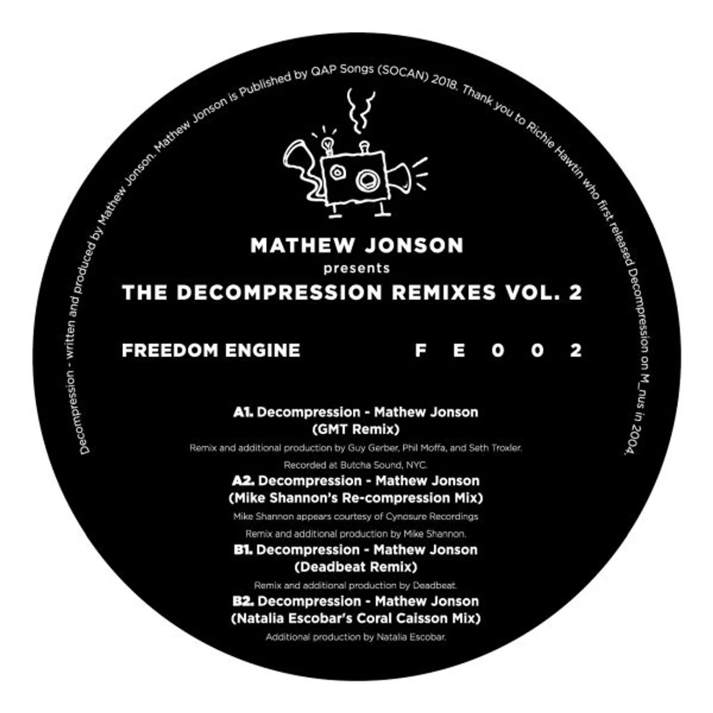MATHEW JONSON PRESENTS THE DECOMPRESSION REMIXES 2 Vinyl Record