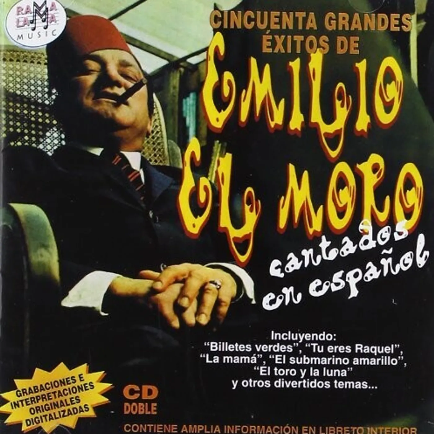 Emilio El Moro CINCUENTA GRANDES EXITOS EN ESPANOL CD