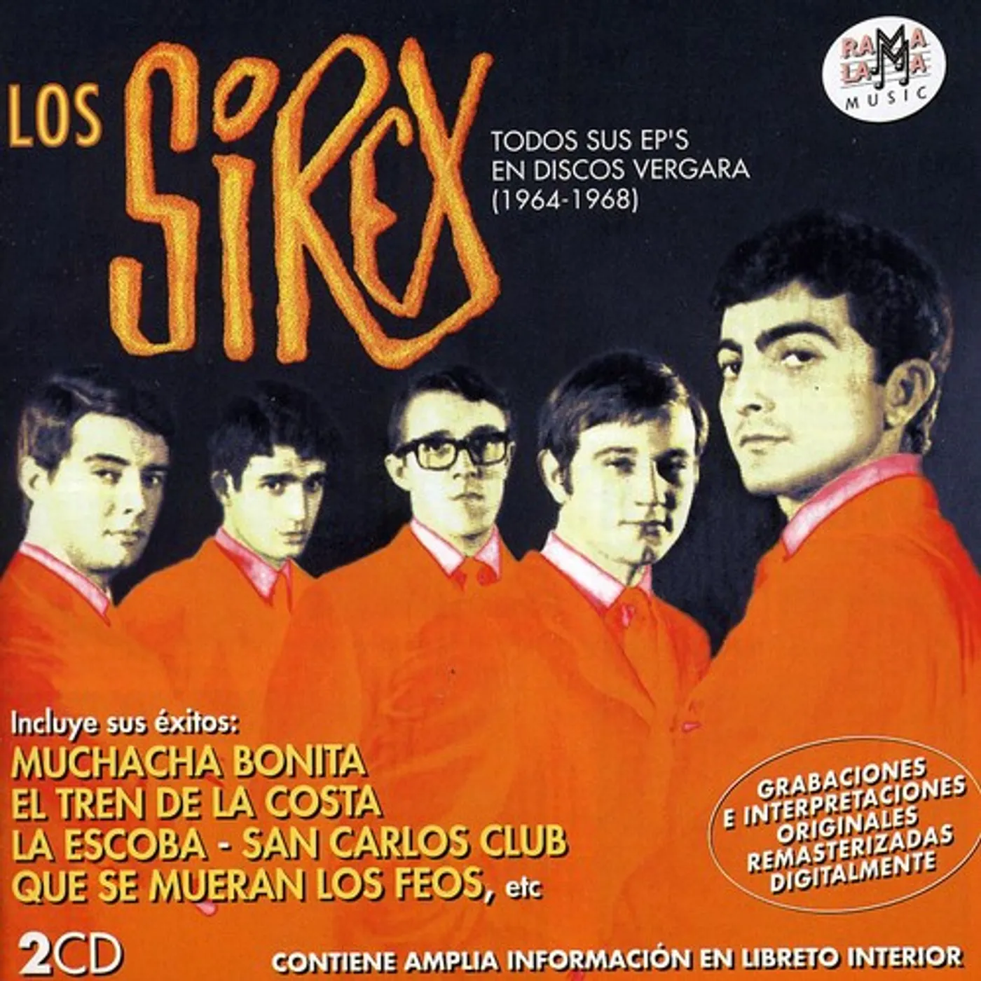 Los Sirex TODOS SUS EP'S EN DISCOS VERGARA CD