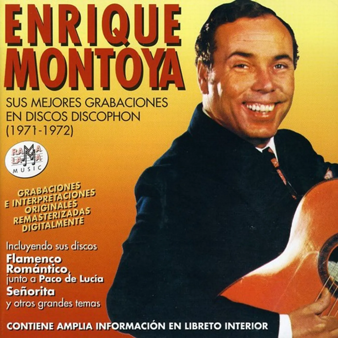 Enrique Montoya SUS MEJORES GRABACIONES EN DISCOPHON CD