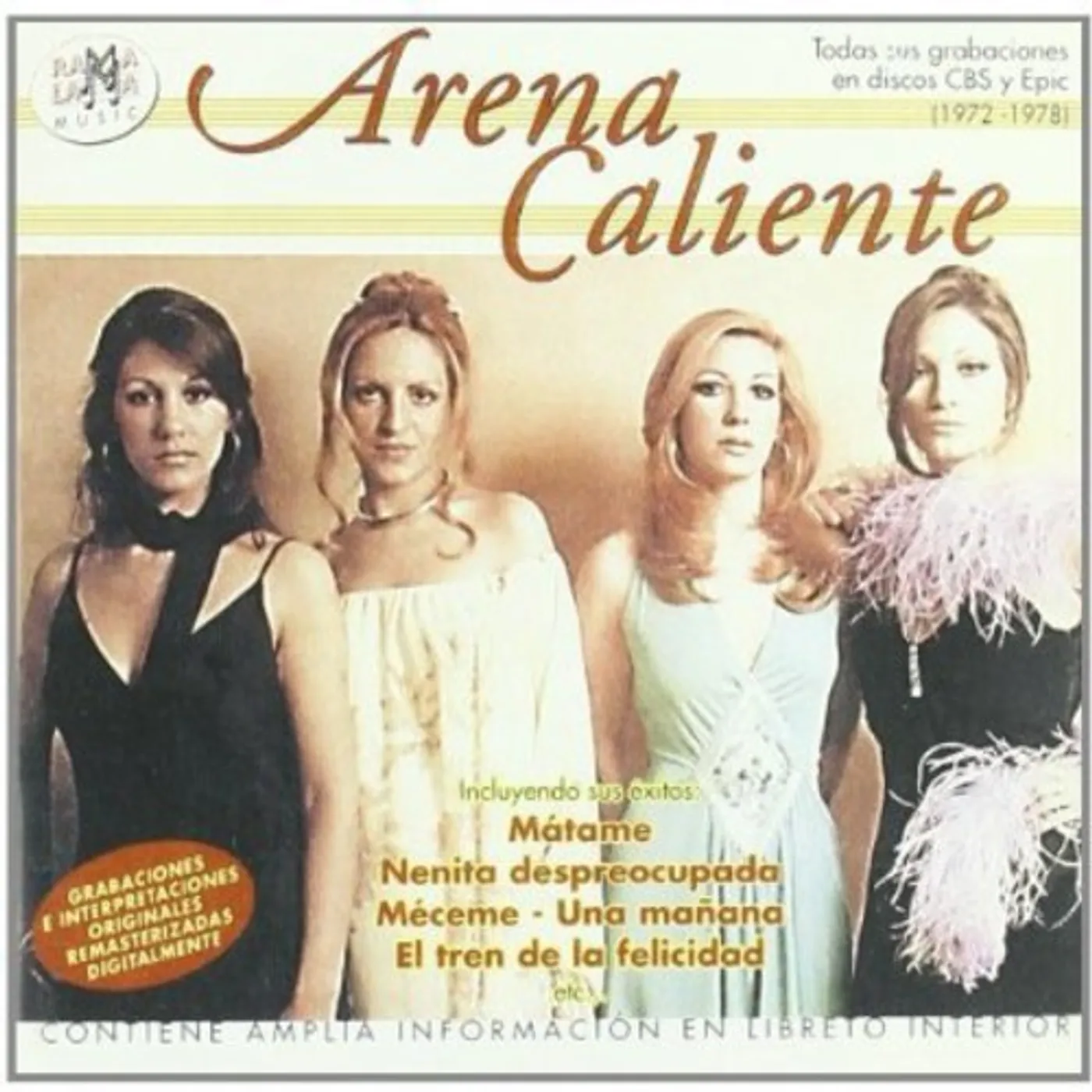 Arena Caliente TODAS SUS GRABACIONES PARA DISCOS CBS Y EPIC 72-78 CD
