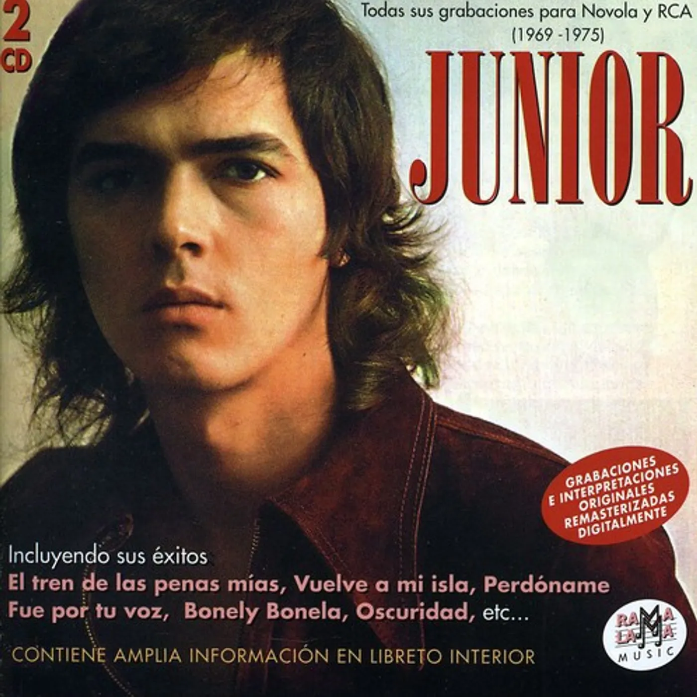 Junior TODAS SUS GRABACIONES PARA NOVOLA Y RCA 1969-1975 CD